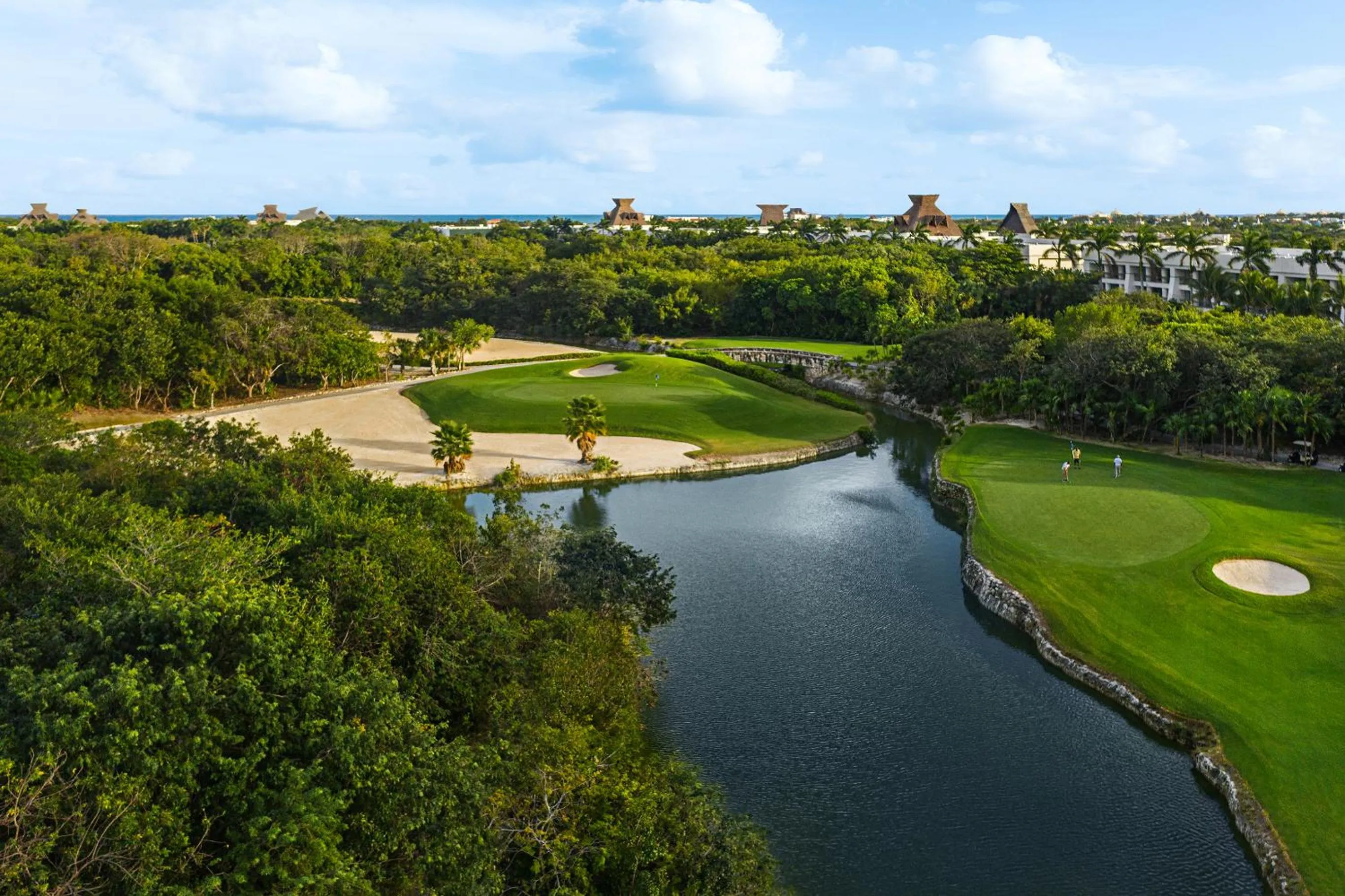 Golfcourse in Jungala Hotel at VidantaWorld Riviera Maya