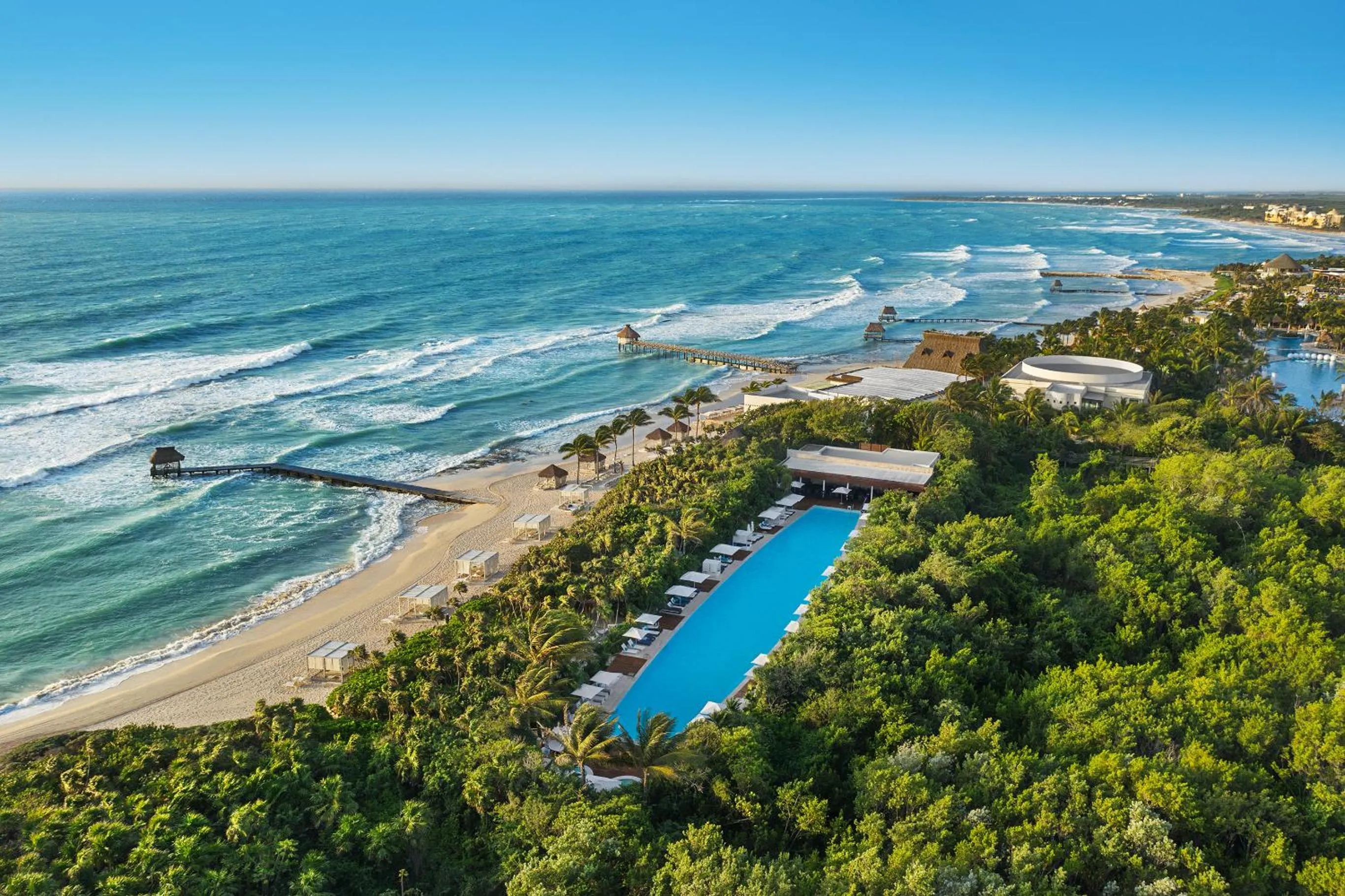 Sea view in Jungala Hotel at VidantaWorld Riviera Maya