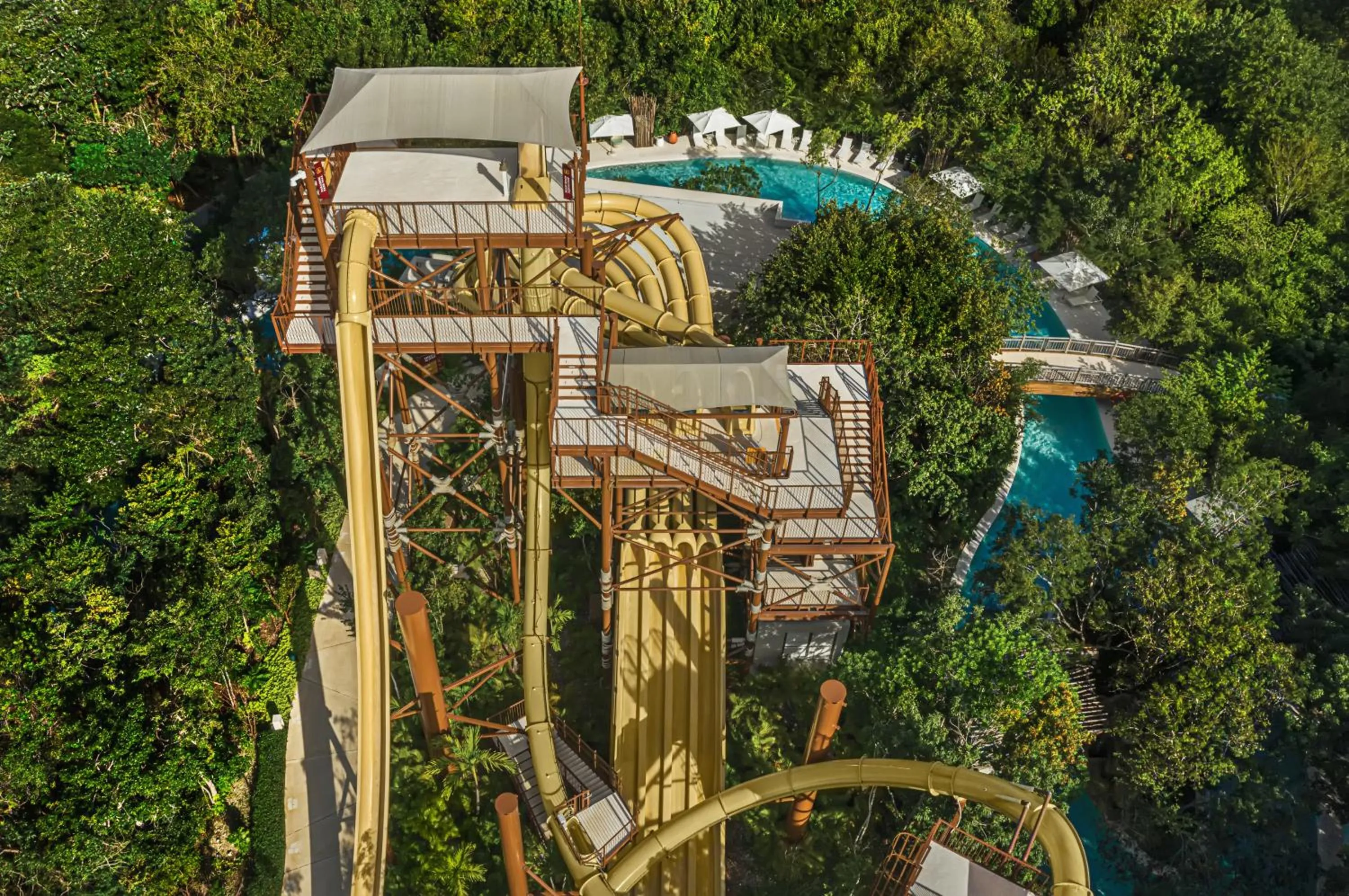 Aqua park in Jungala Hotel at VidantaWorld Riviera Maya