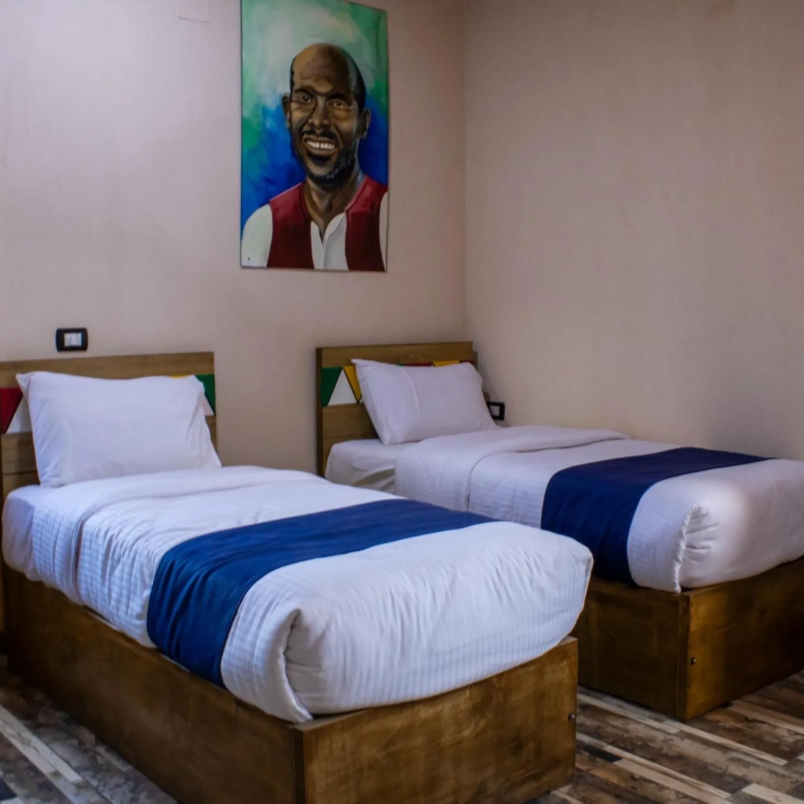 Bed in ACHERTOD Nubian House