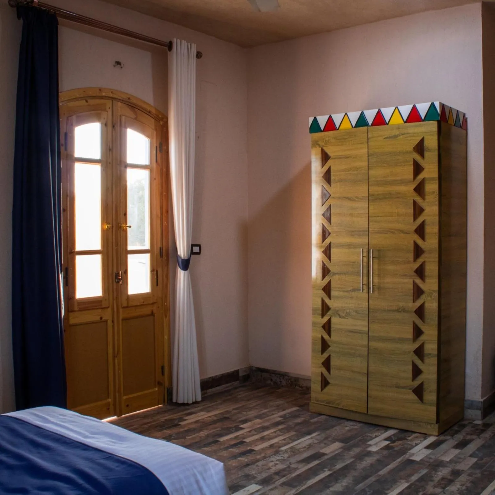 Bed in ACHERTOD Nubian House