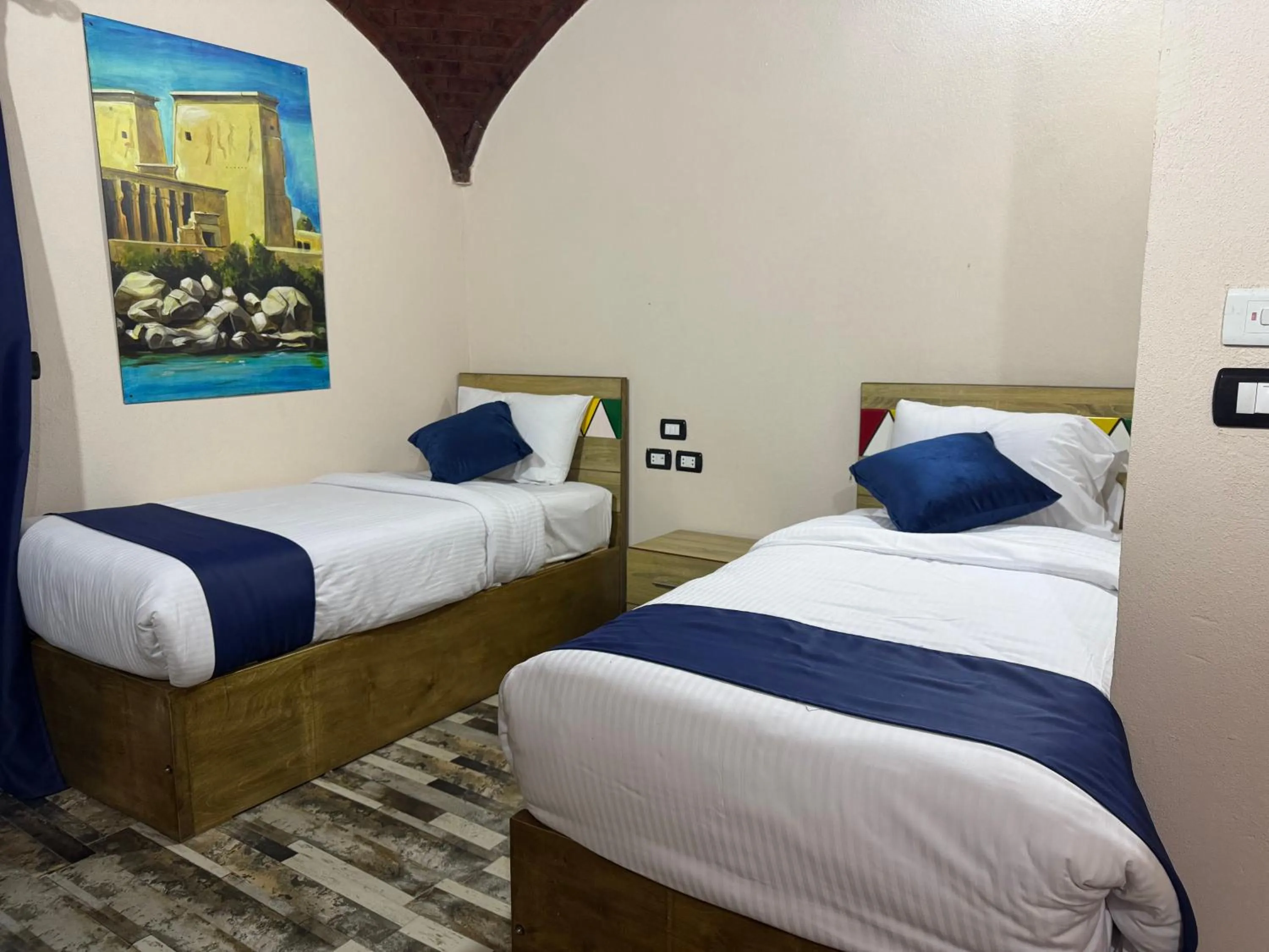 Bed in ACHERTOD Nubian House