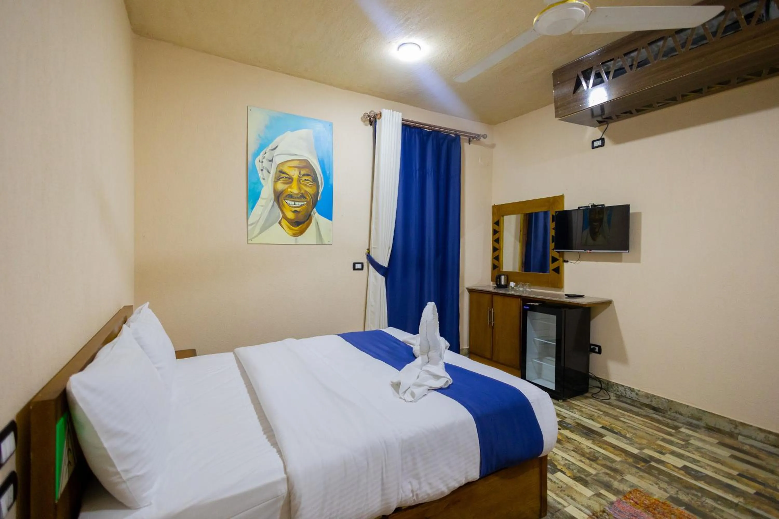 Bed in ACHERTOD Nubian House