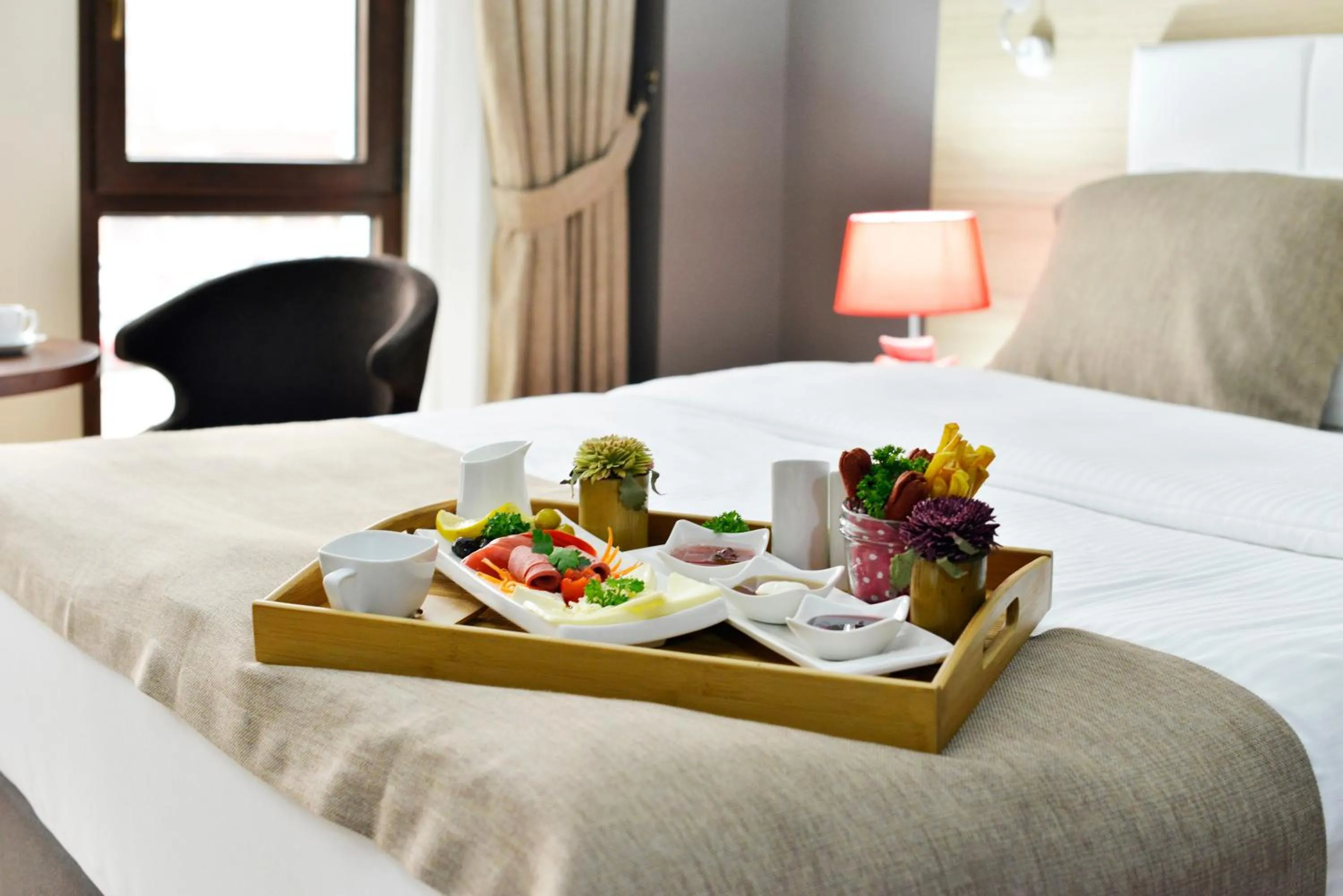 Decorative detail, Bed in Arus Hotel