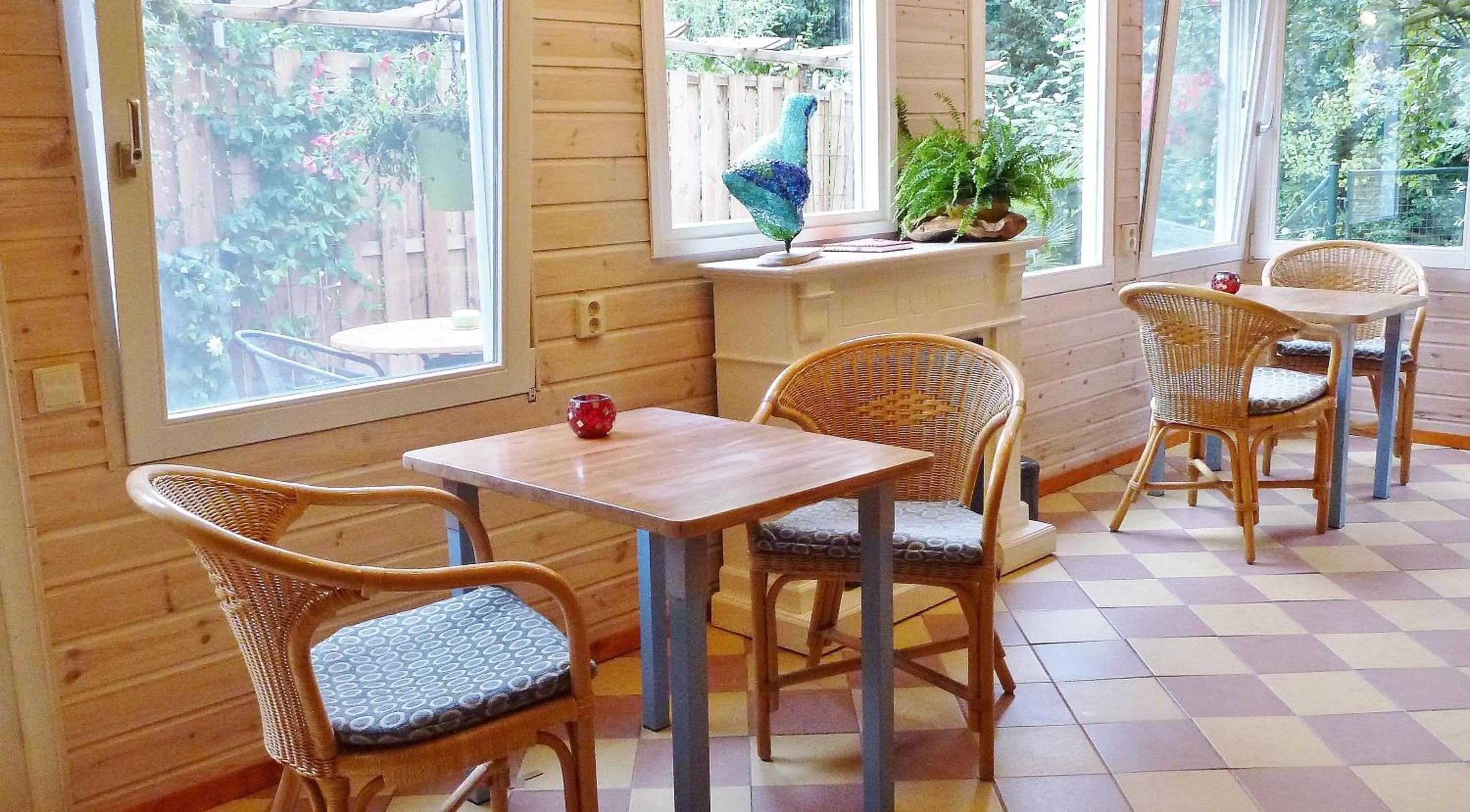 Seating area in B&B Ferme Knaapen