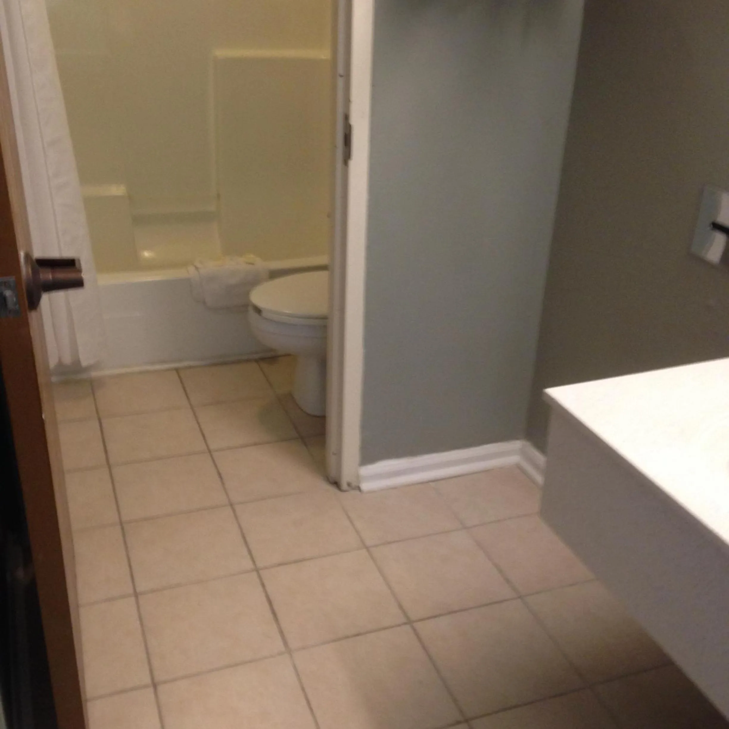 Toilet in Americas Best Value Inn Athens