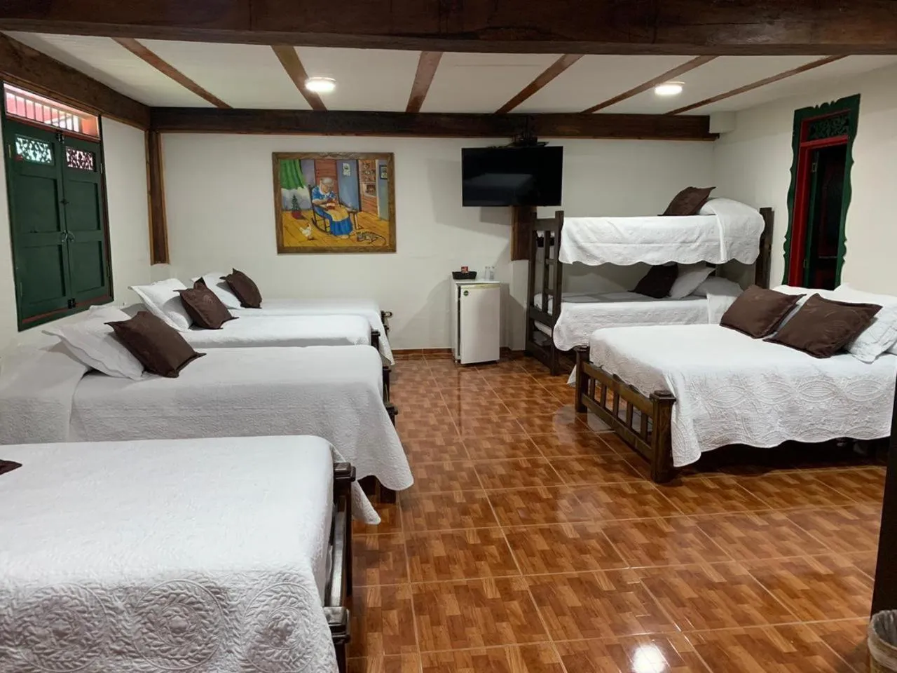 Bed in Finca Hotel la Manuela