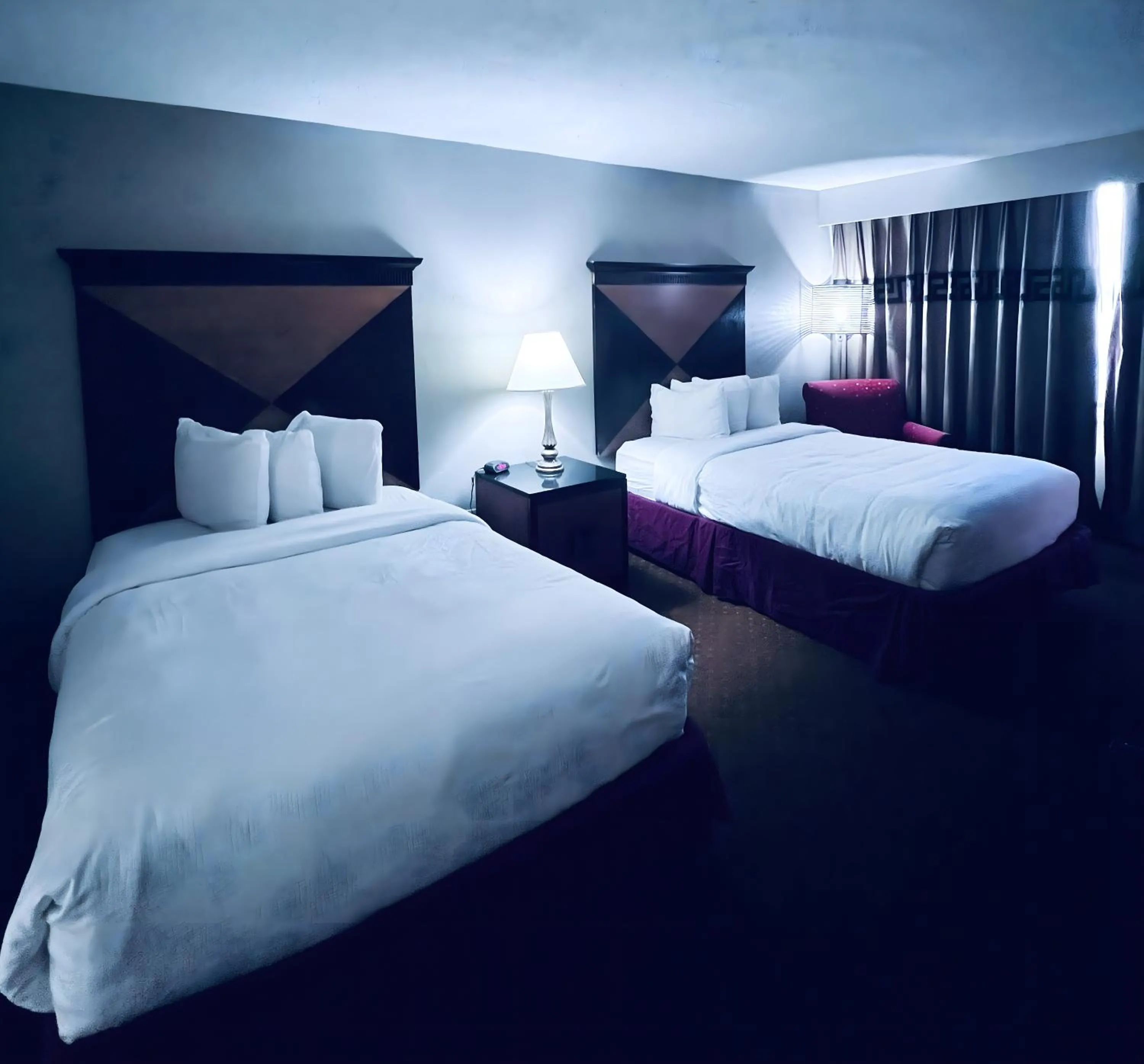 Bedroom in Indy Hotel