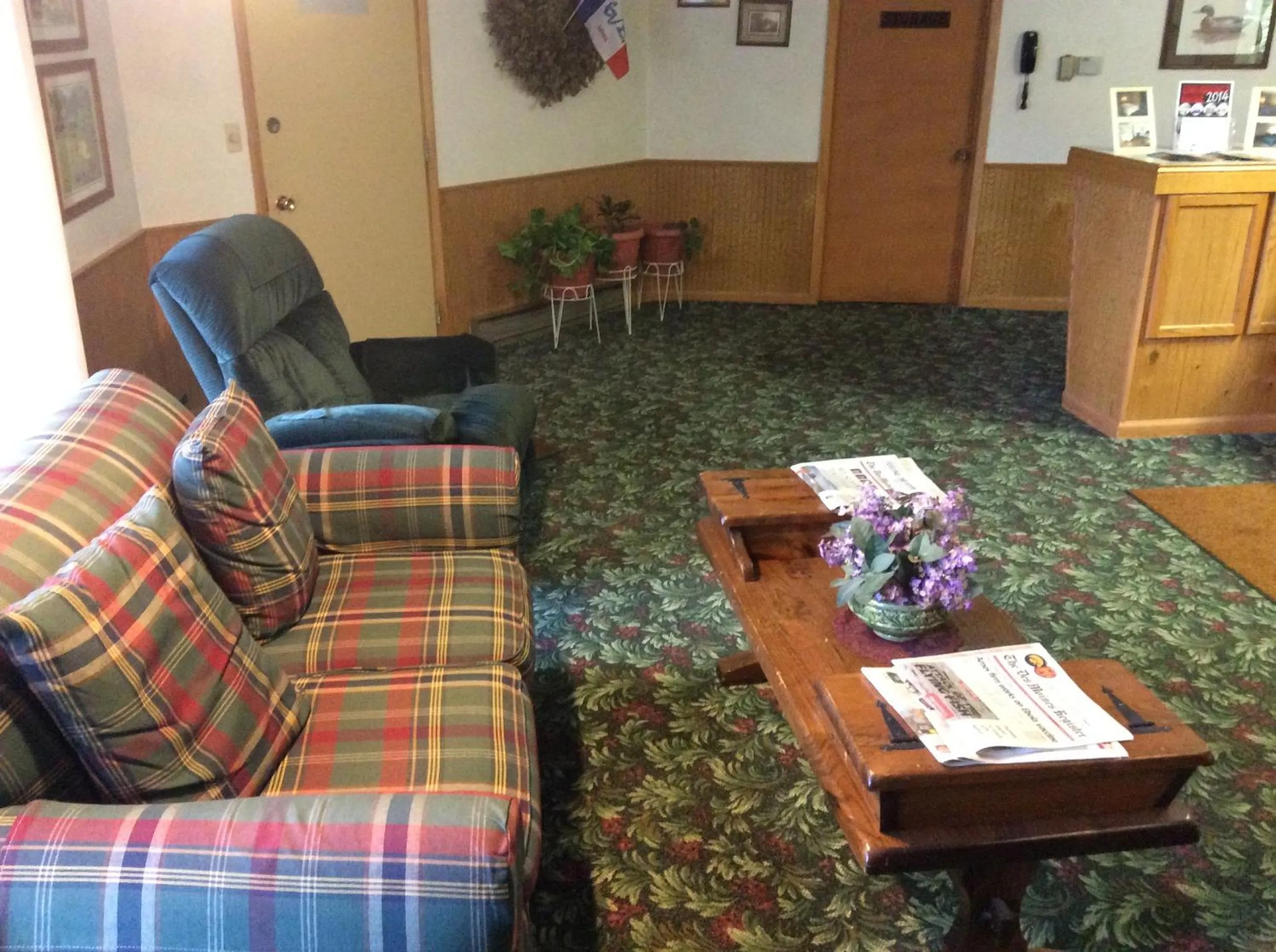 Lobby or reception in Burr Oak Motel