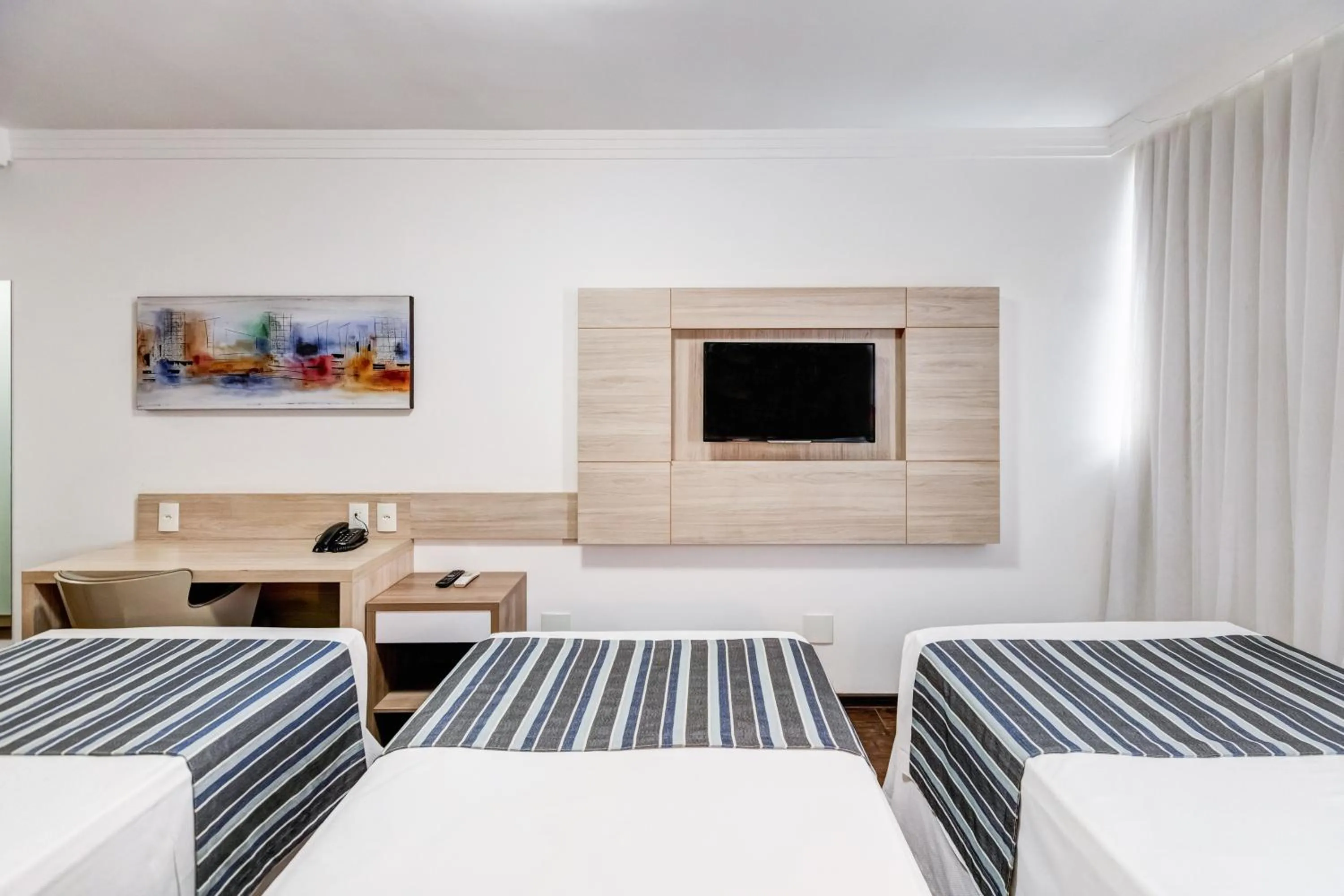 Bedroom, Bed in Allia Gran Pampulha Suites