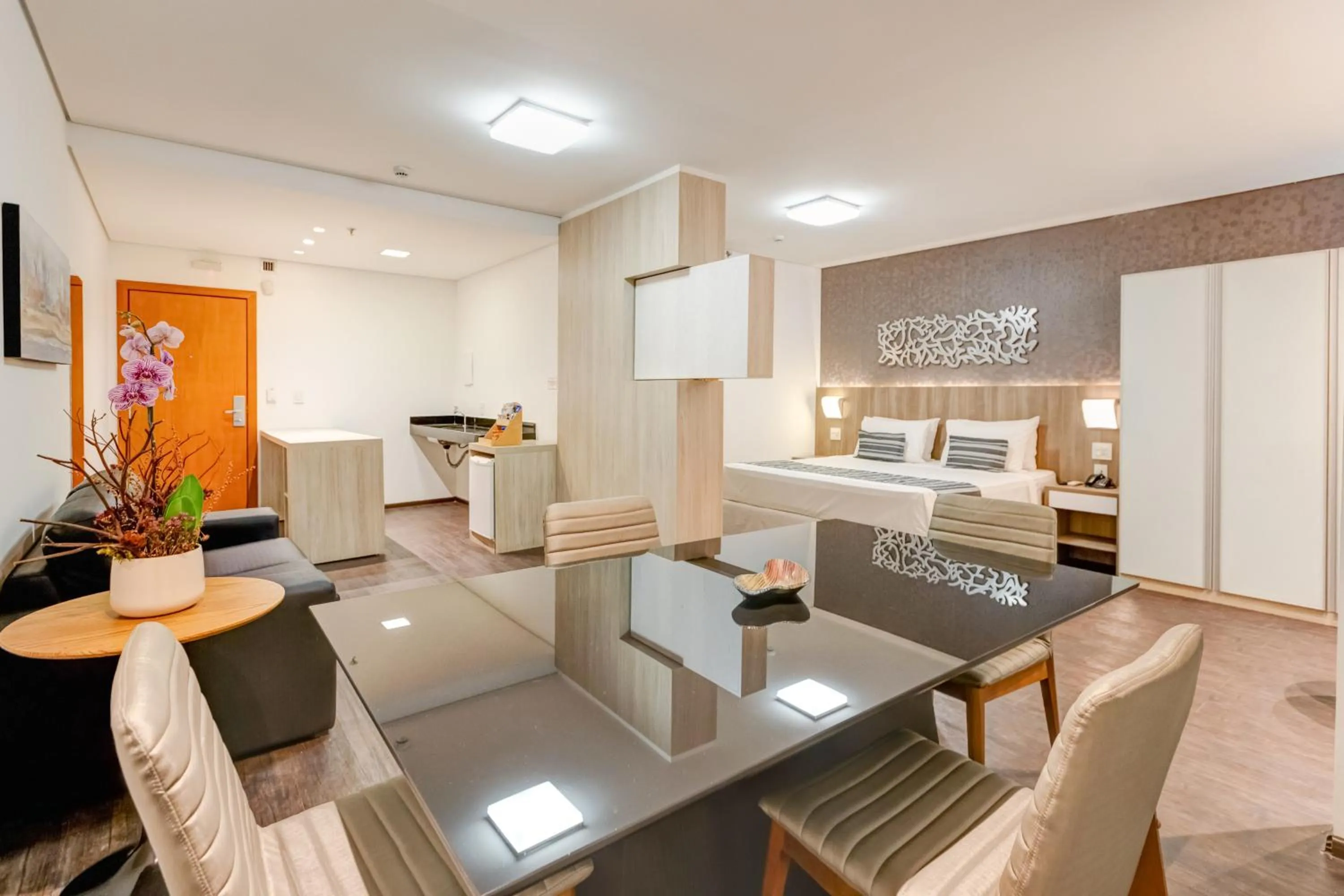 Bedroom in Allia Gran Pampulha Suites