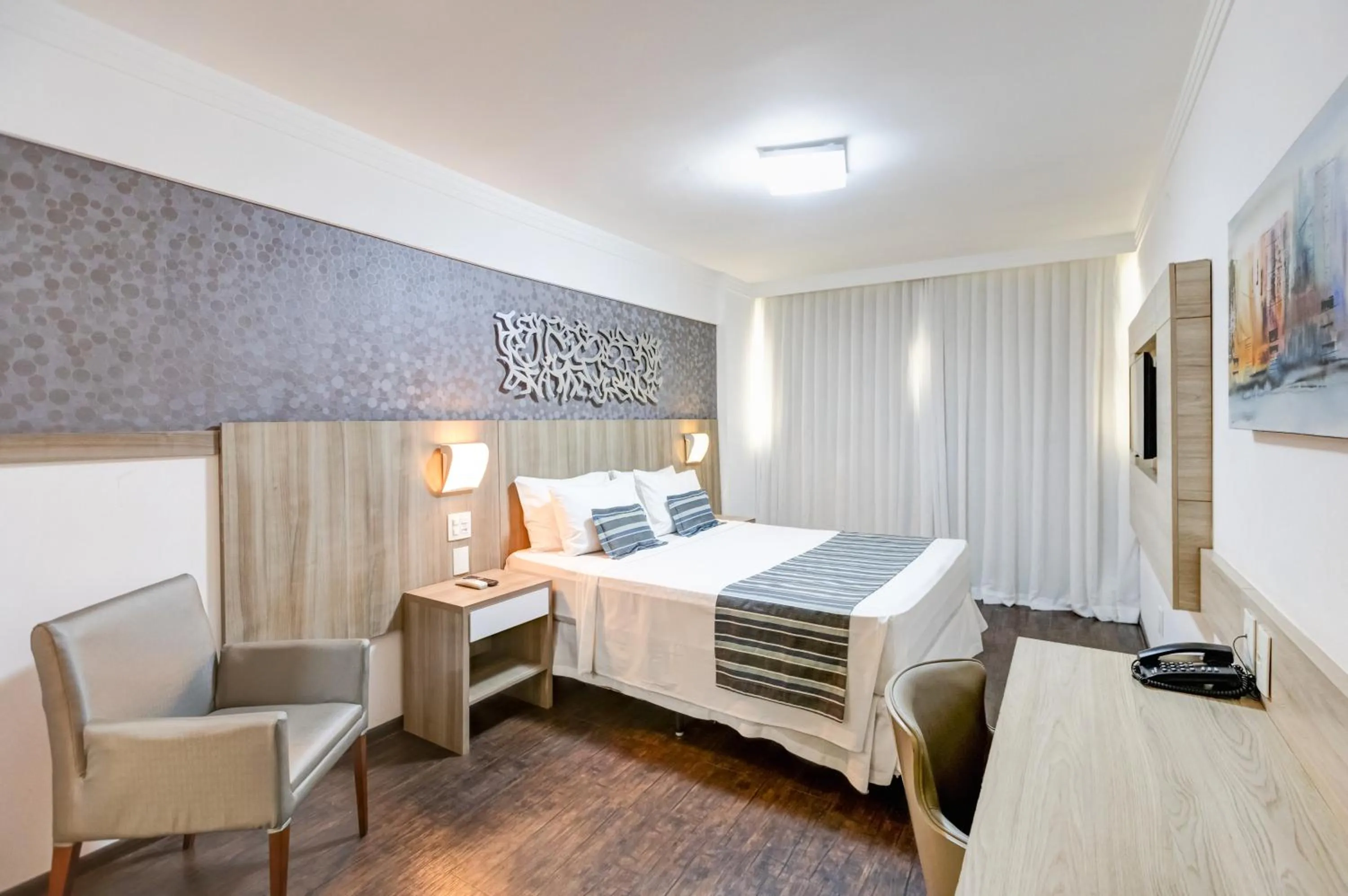 Bedroom, Bed in Allia Gran Pampulha Suites