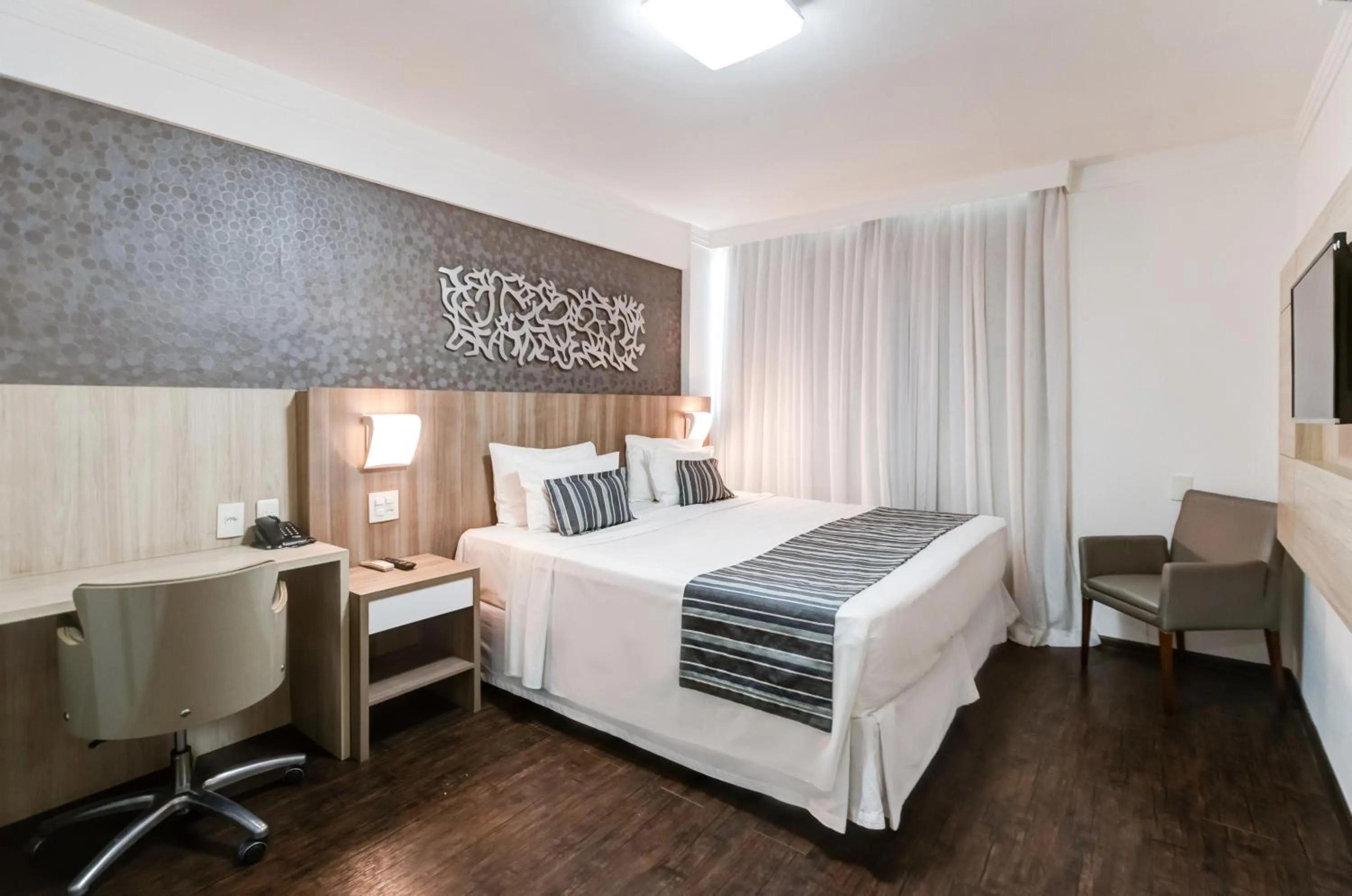 Bedroom, Bed in Allia Gran Pampulha Suites