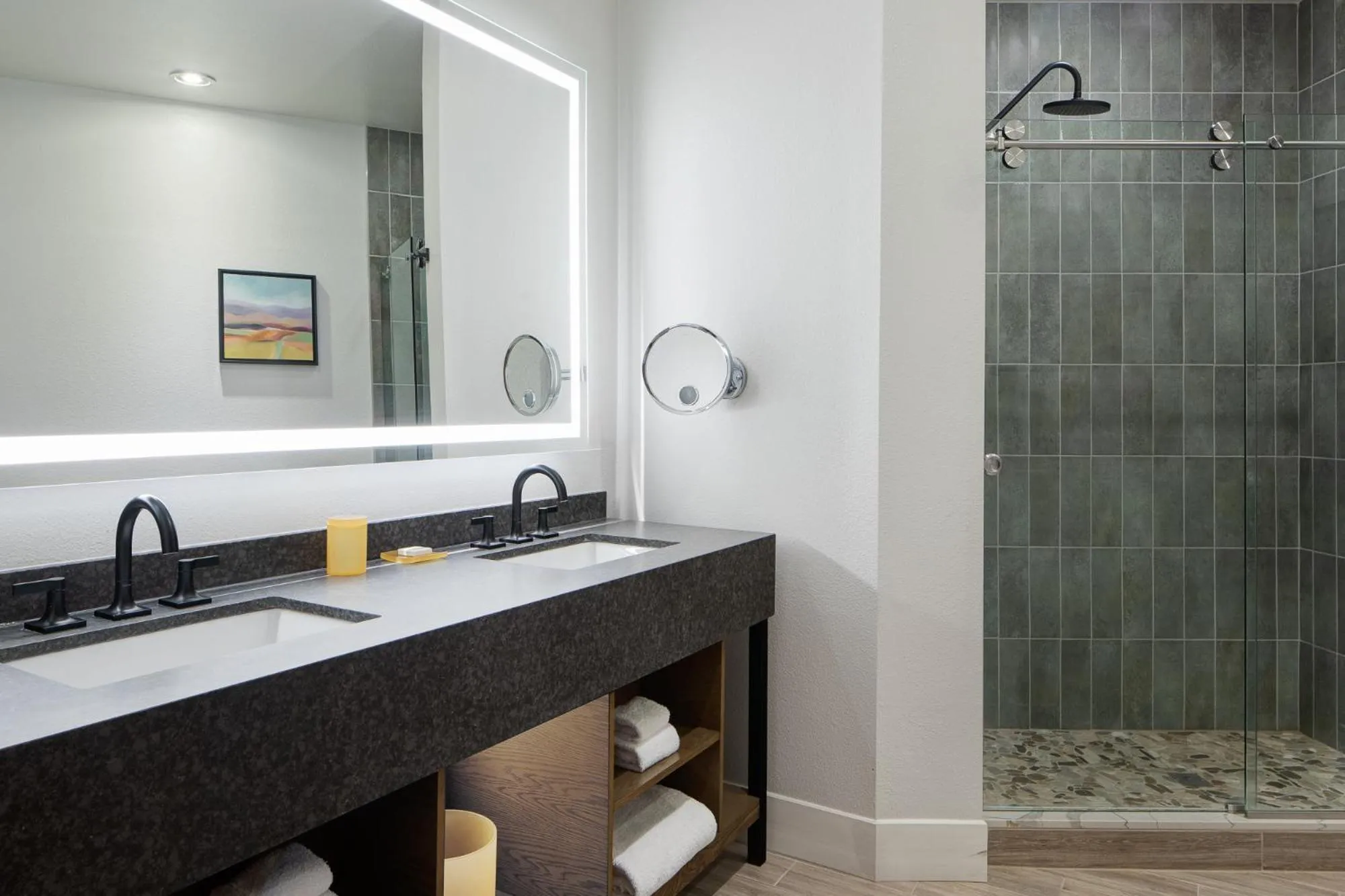 Shower in Sol Cypress, San Antonio, a Tribute Portfolio Hotel