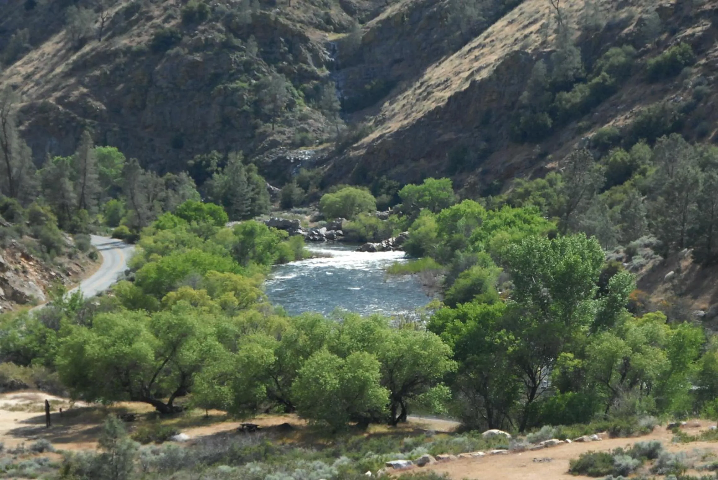 River view in Corral Creek Lodge