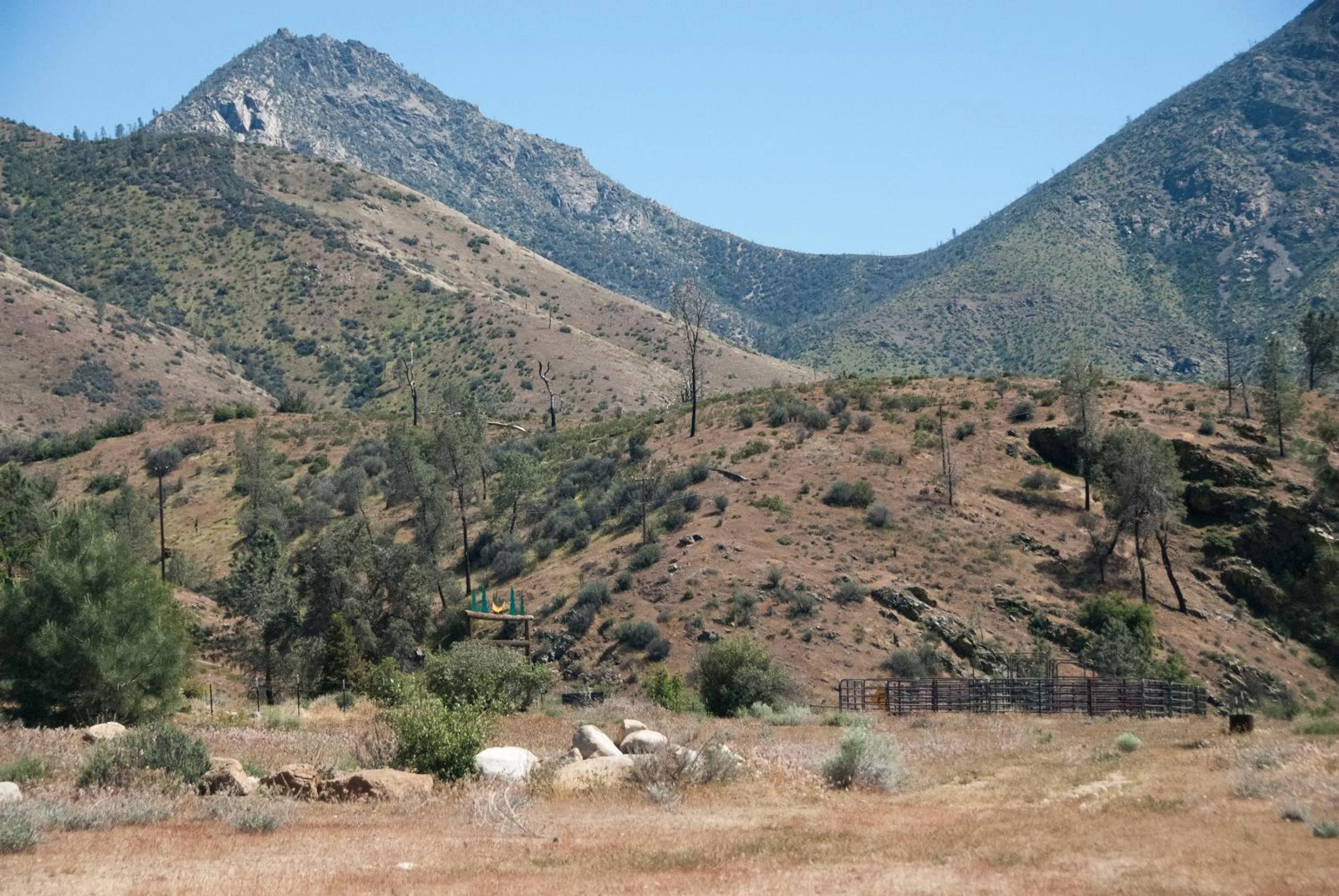 Mountain view in Corral Creek Lodge