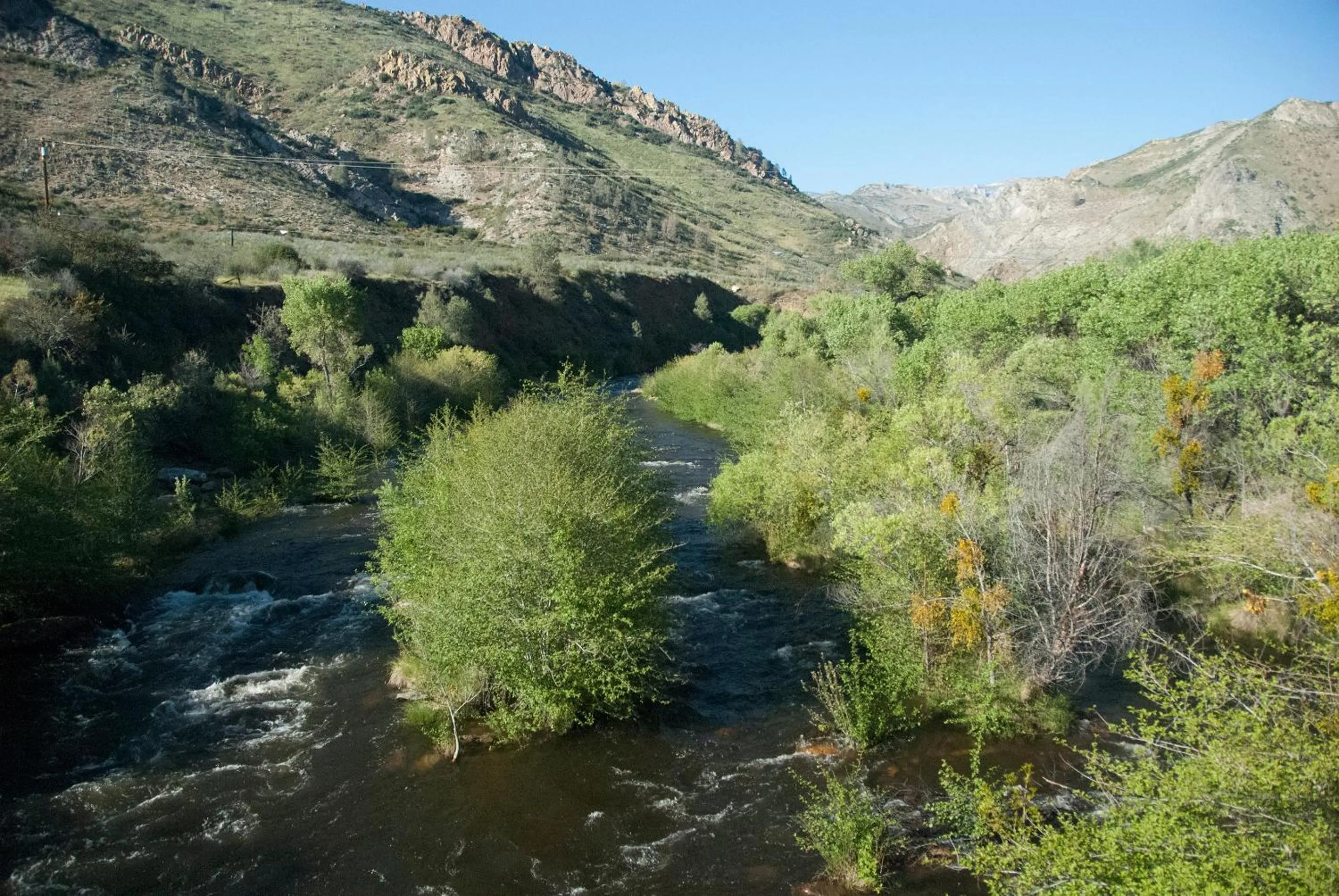 Natural landscape in Corral Creek Lodge