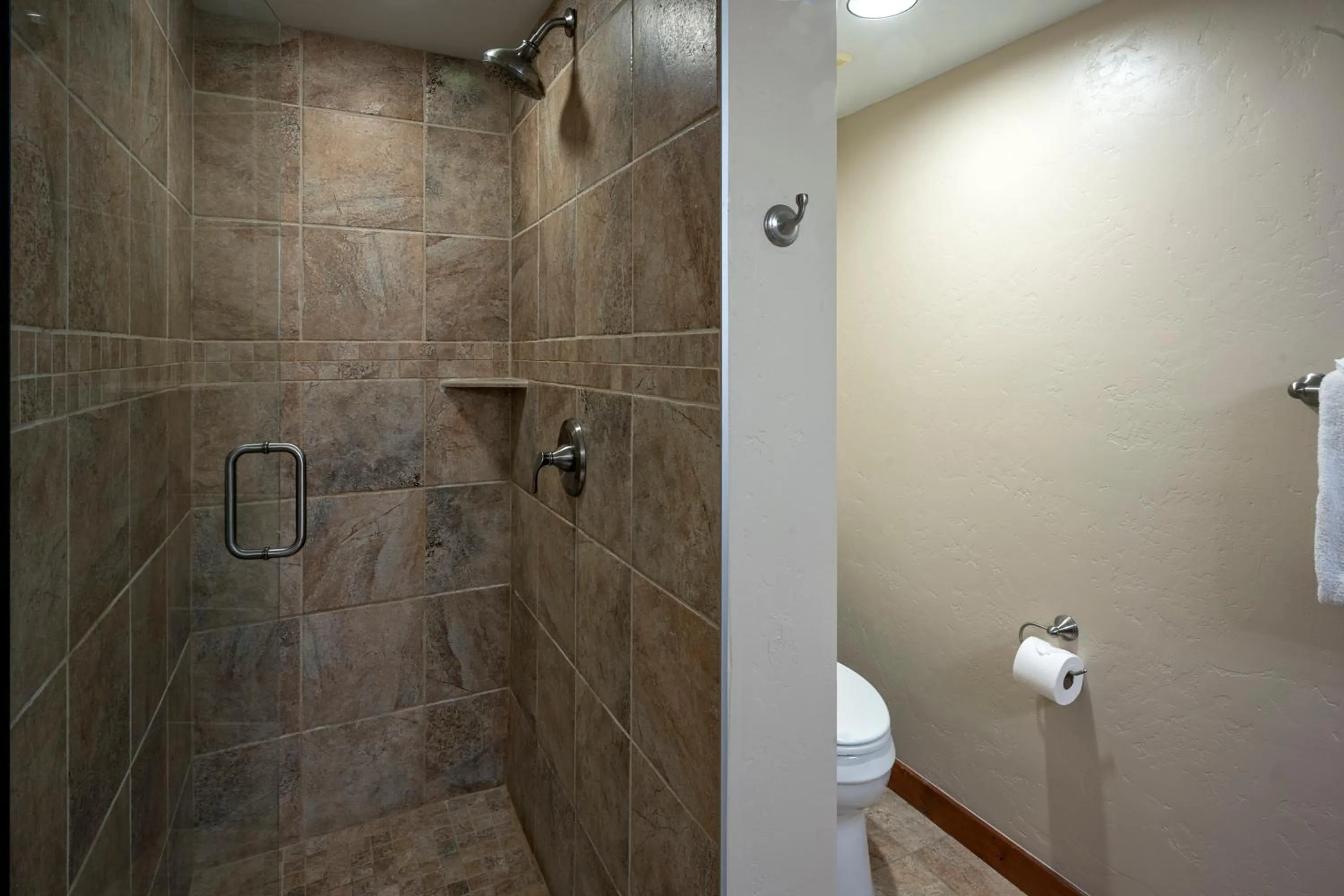 Shower in Beaver Run Resort
