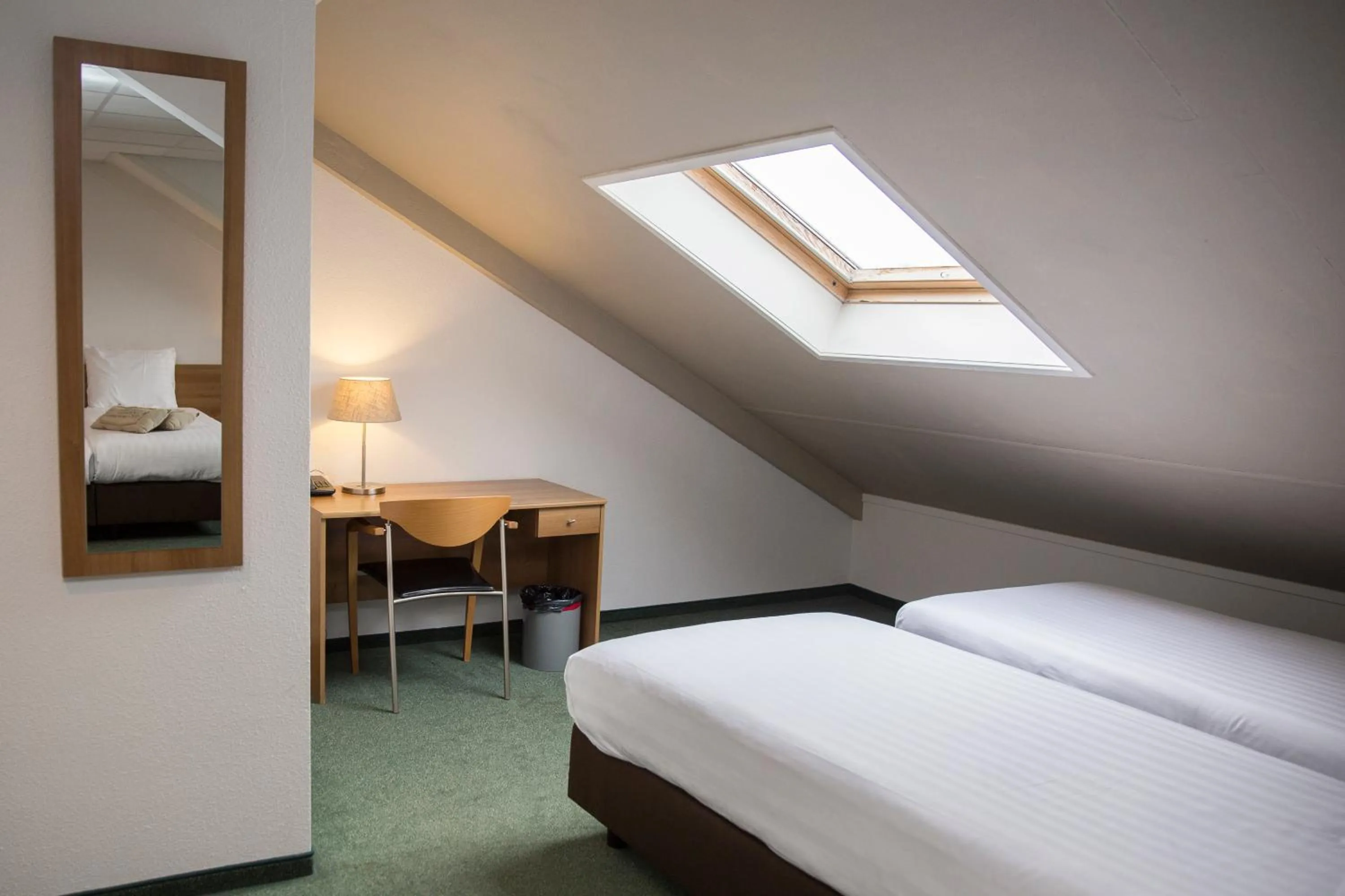 Bedroom, Bed in Fletcher Hotel Restaurant Heidehof