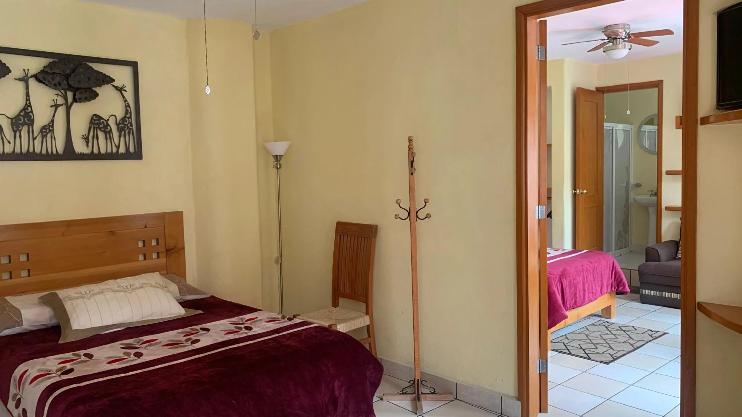 Bed in Posada El Campanario