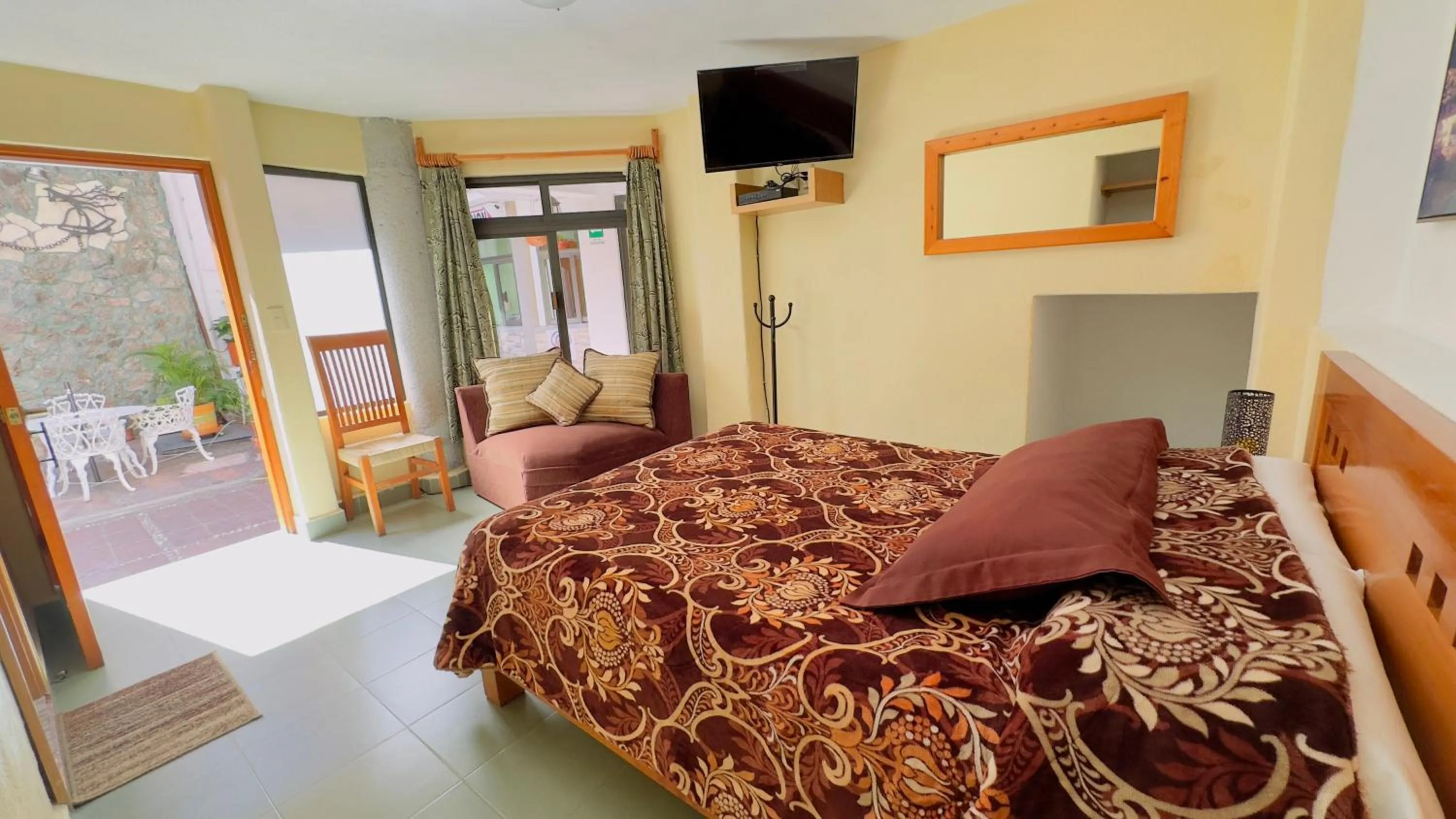 Bed in Posada El Campanario