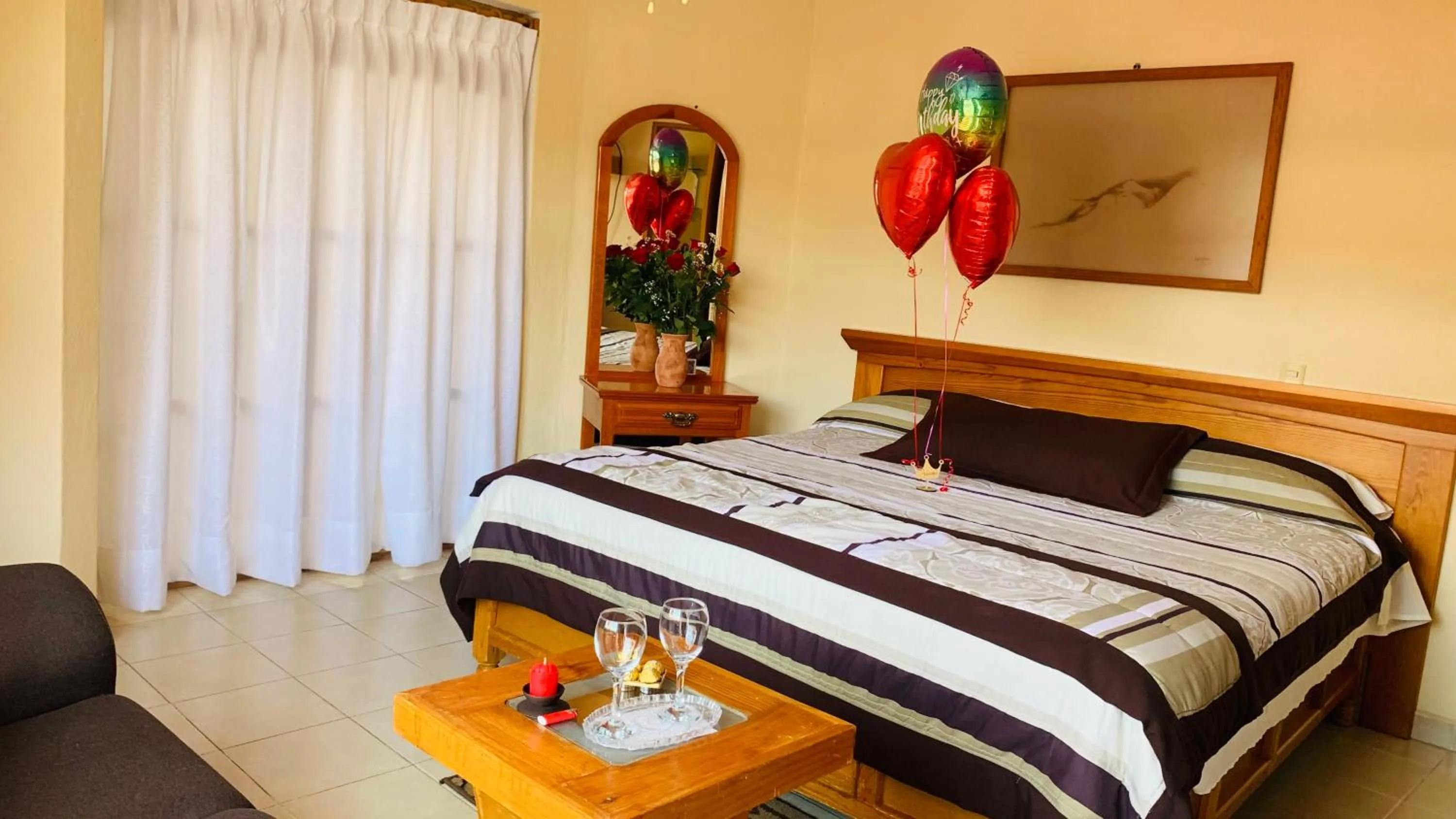 Bed in Posada El Campanario