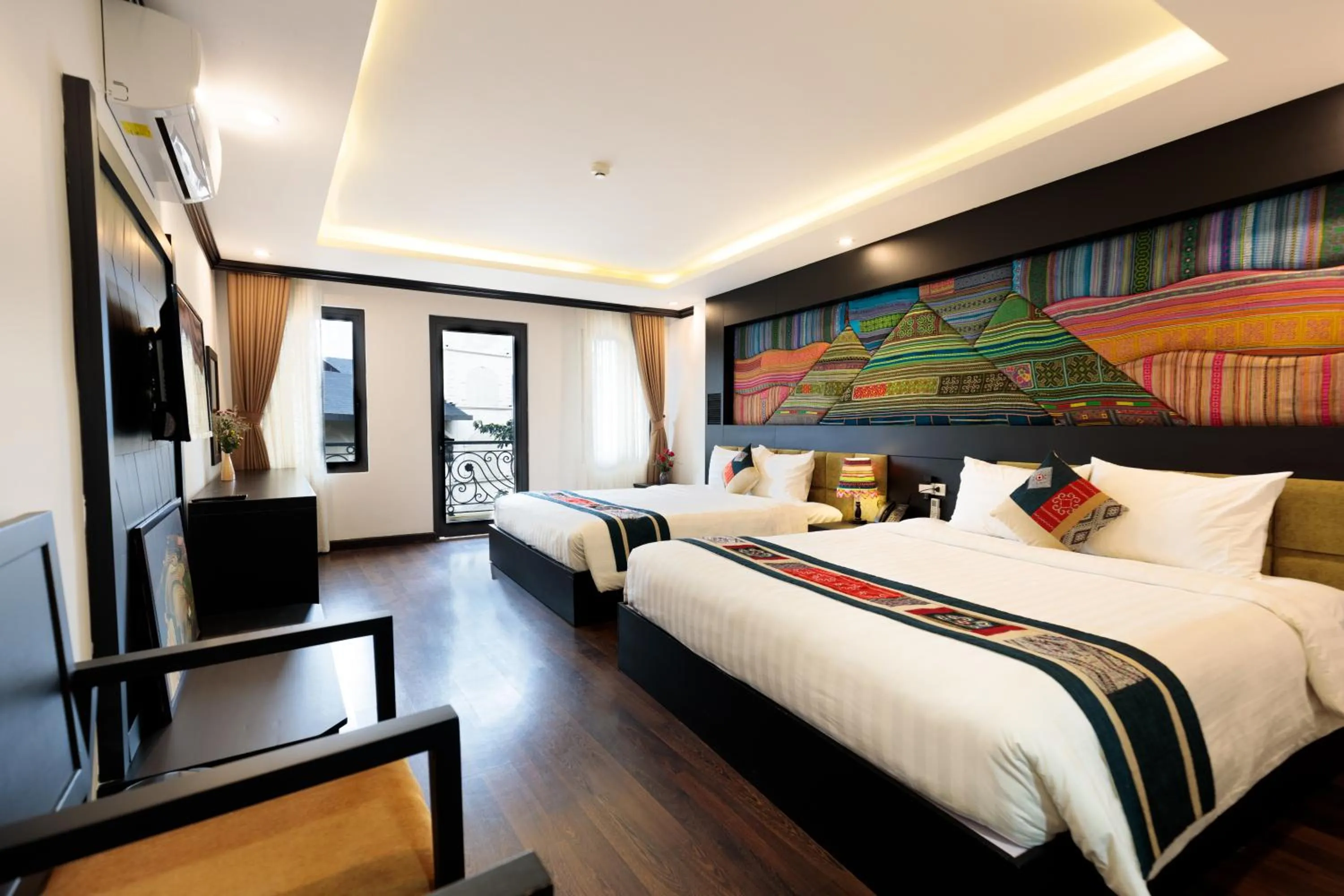 Bed in Babeeni Family Hotel Sapa