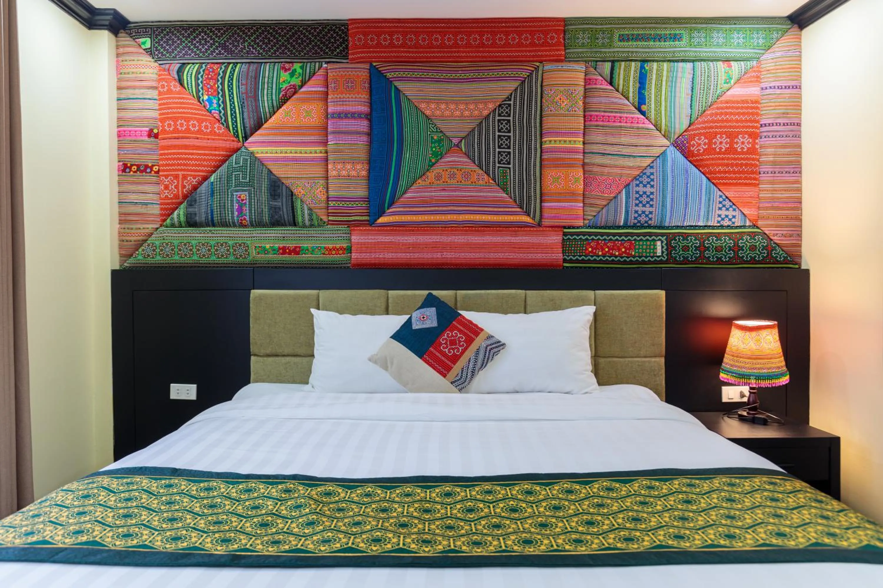 Bed in Babeeni Family Hotel Sapa