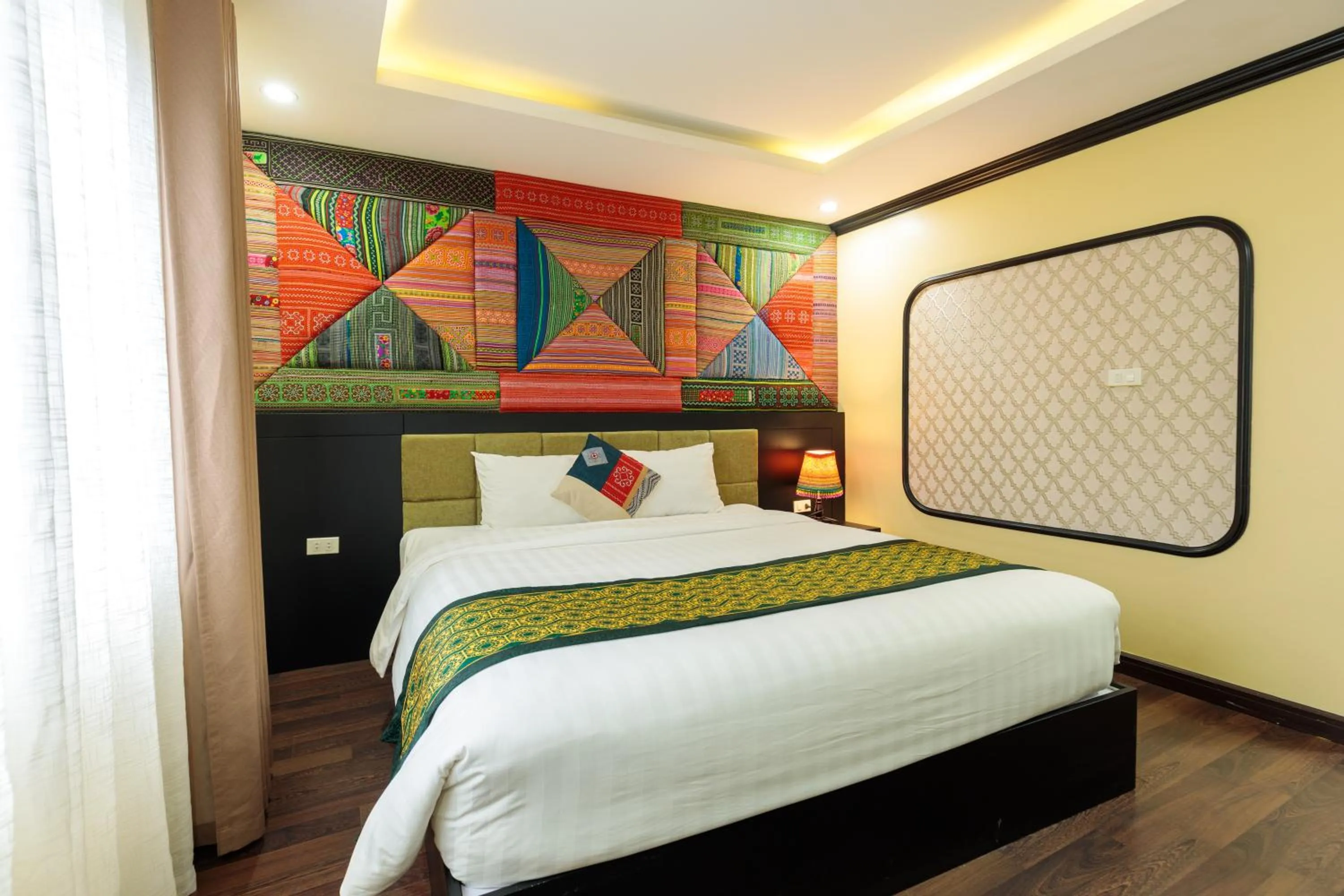 Bed in Babeeni Family Hotel Sapa