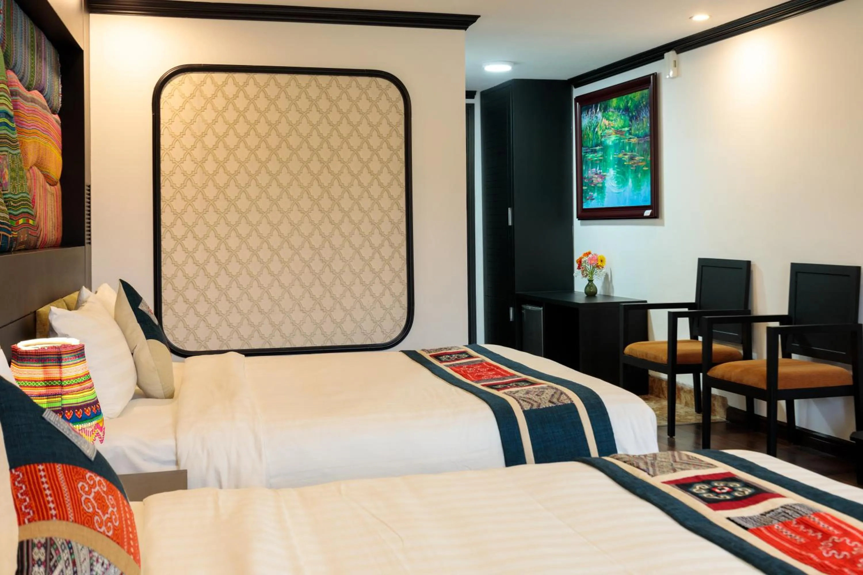 Bed in Babeeni Family Hotel Sapa