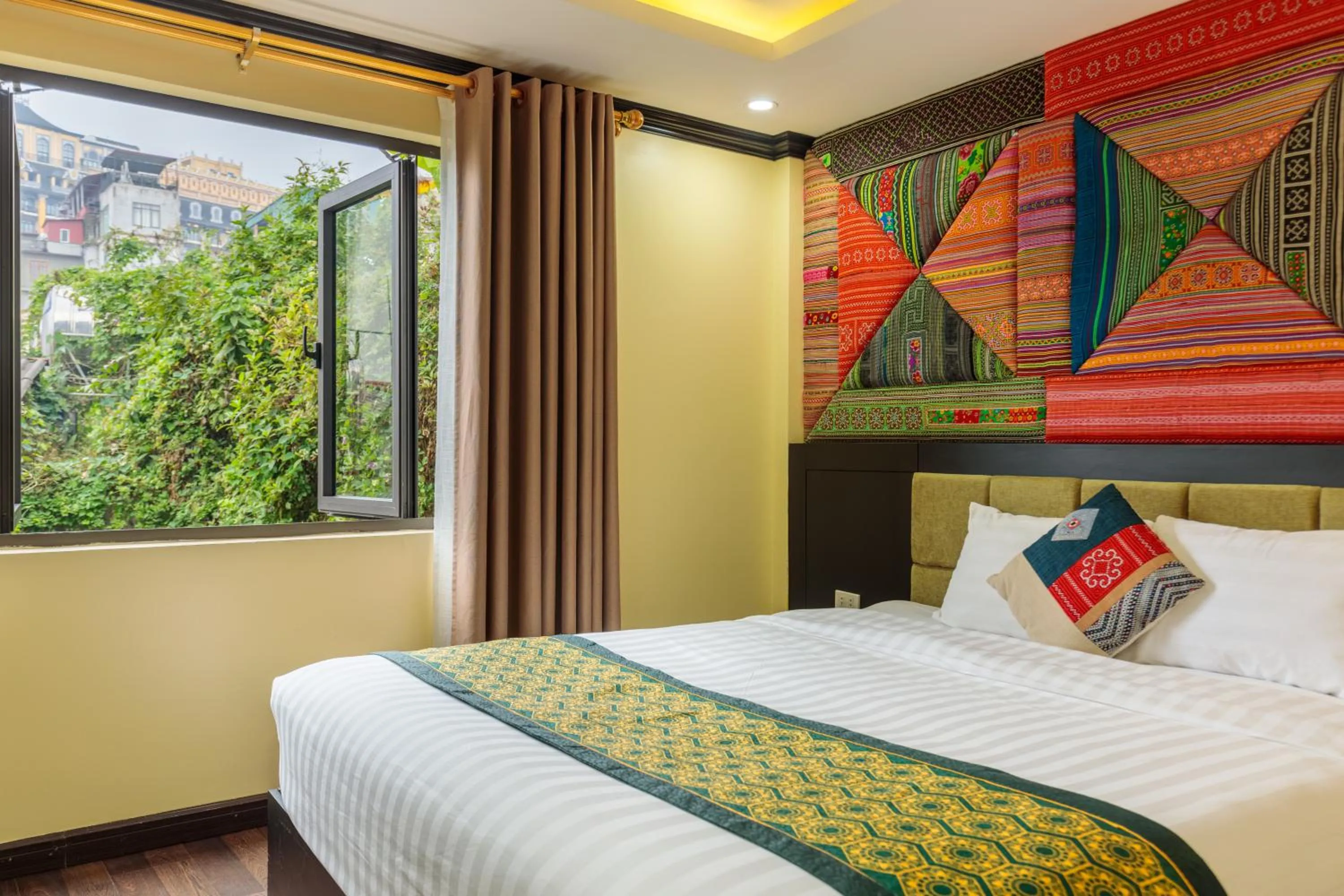 Bed in Babeeni Family Hotel Sapa