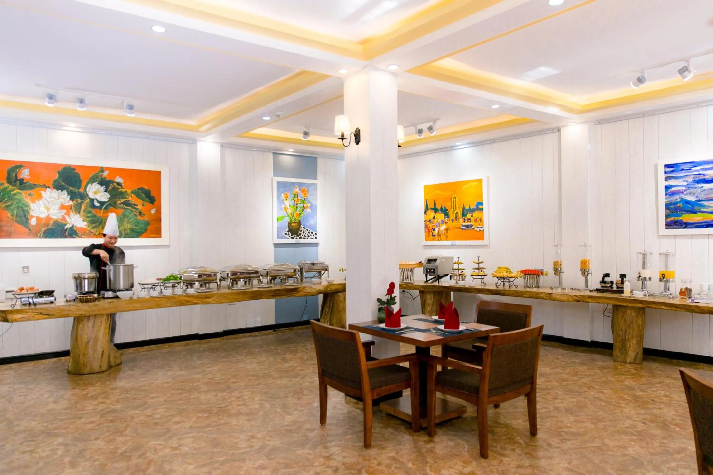 Breakfast in Babeeni Family Hotel Sapa