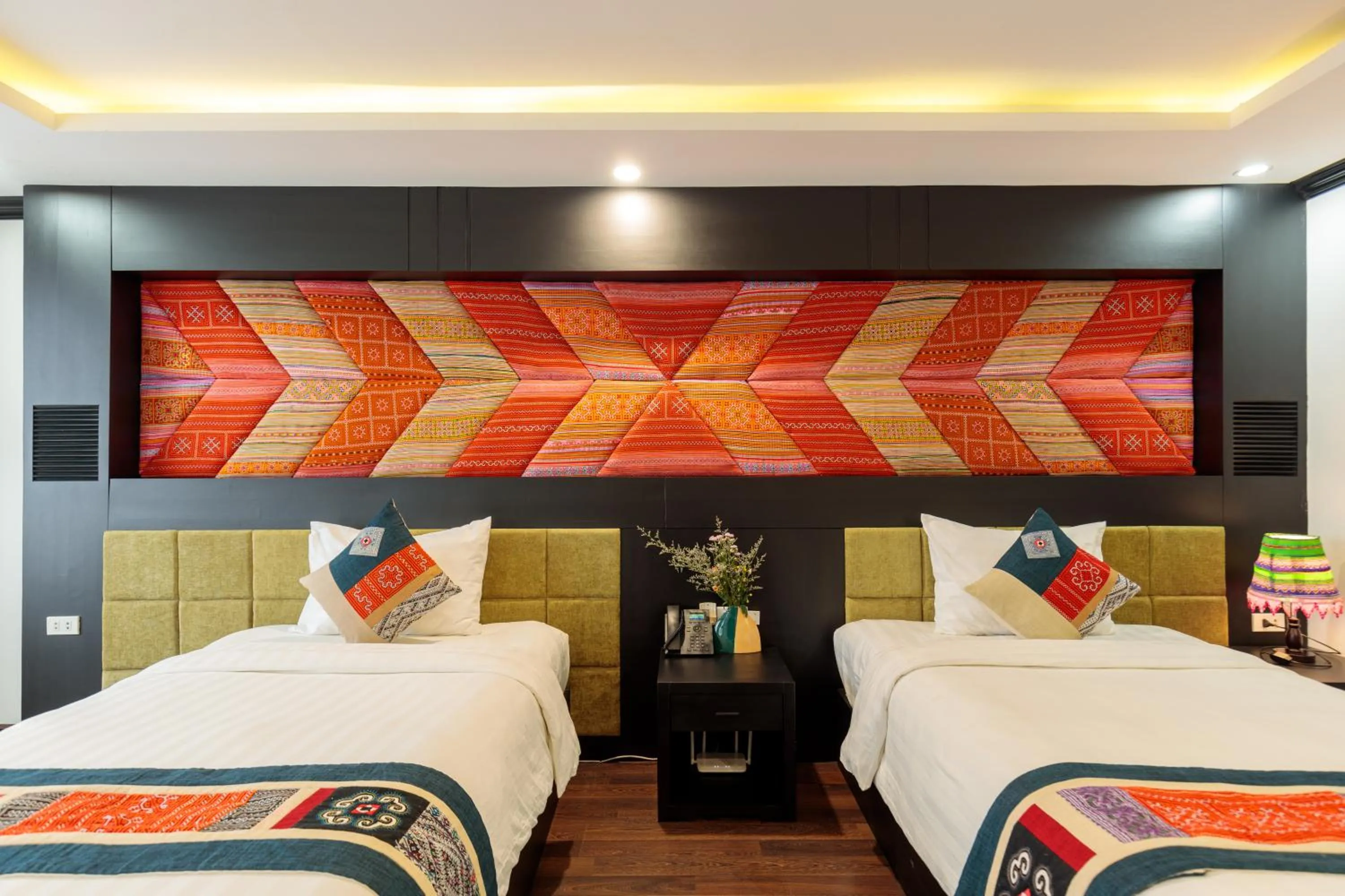 Bed in Babeeni Family Hotel Sapa