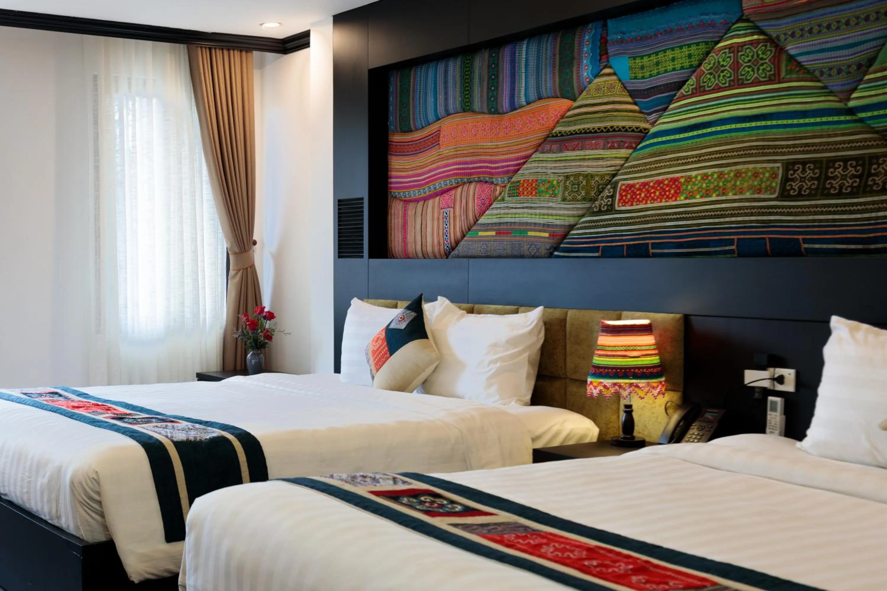 Photo of the whole room, Bed in Babeeni Family Hotel Sapa