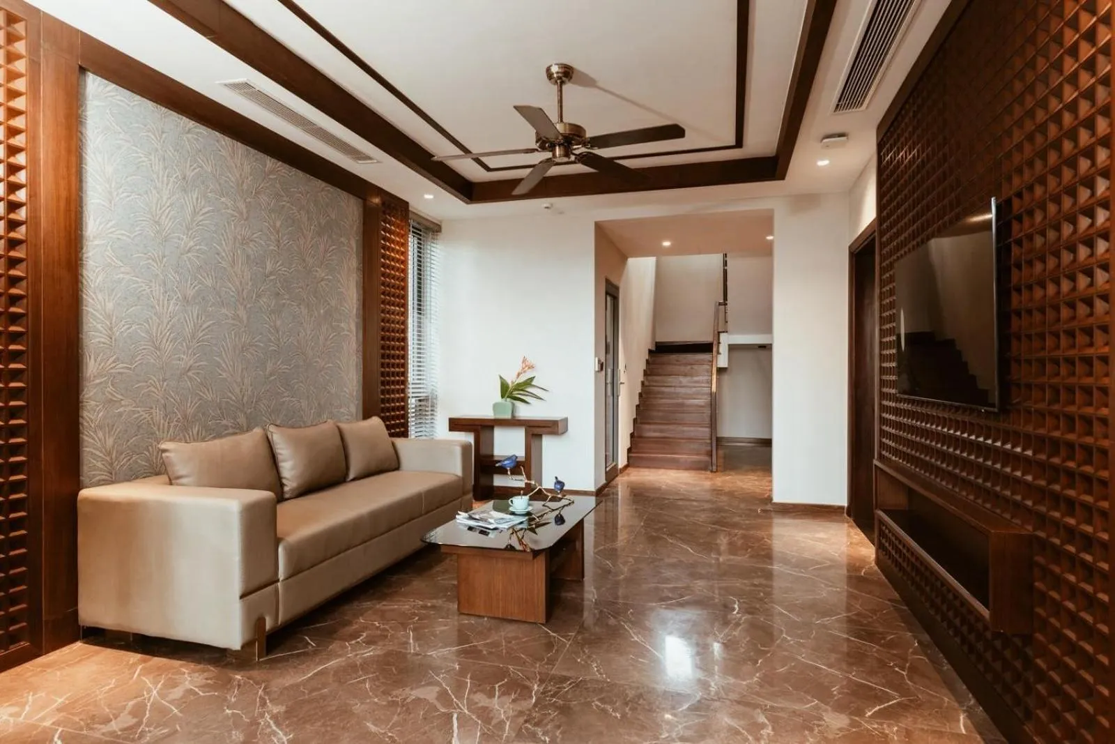Living room in KOI Resort & Residence Da Nang - Inclusive Spa access