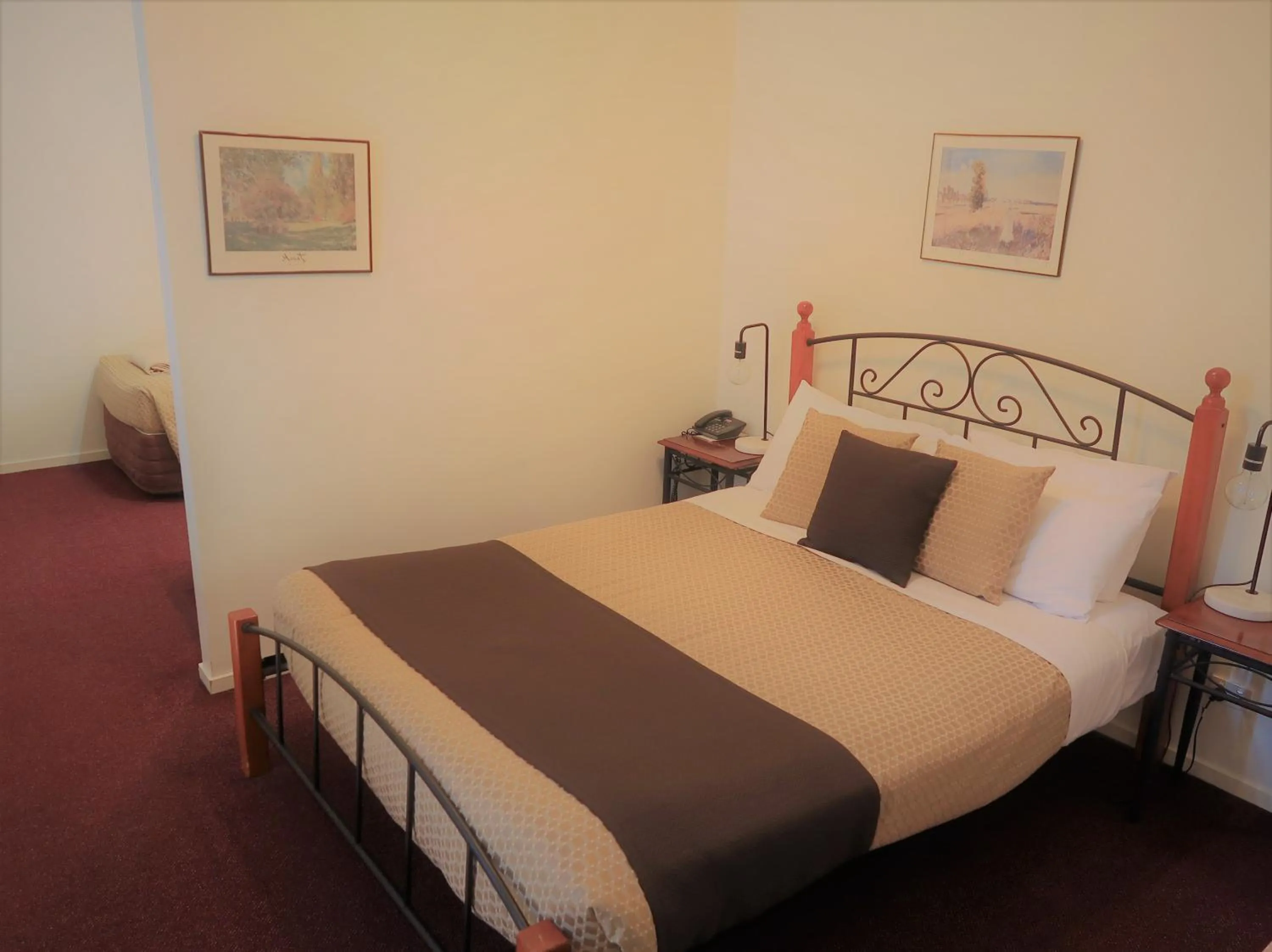 Bed in Bright Chalet