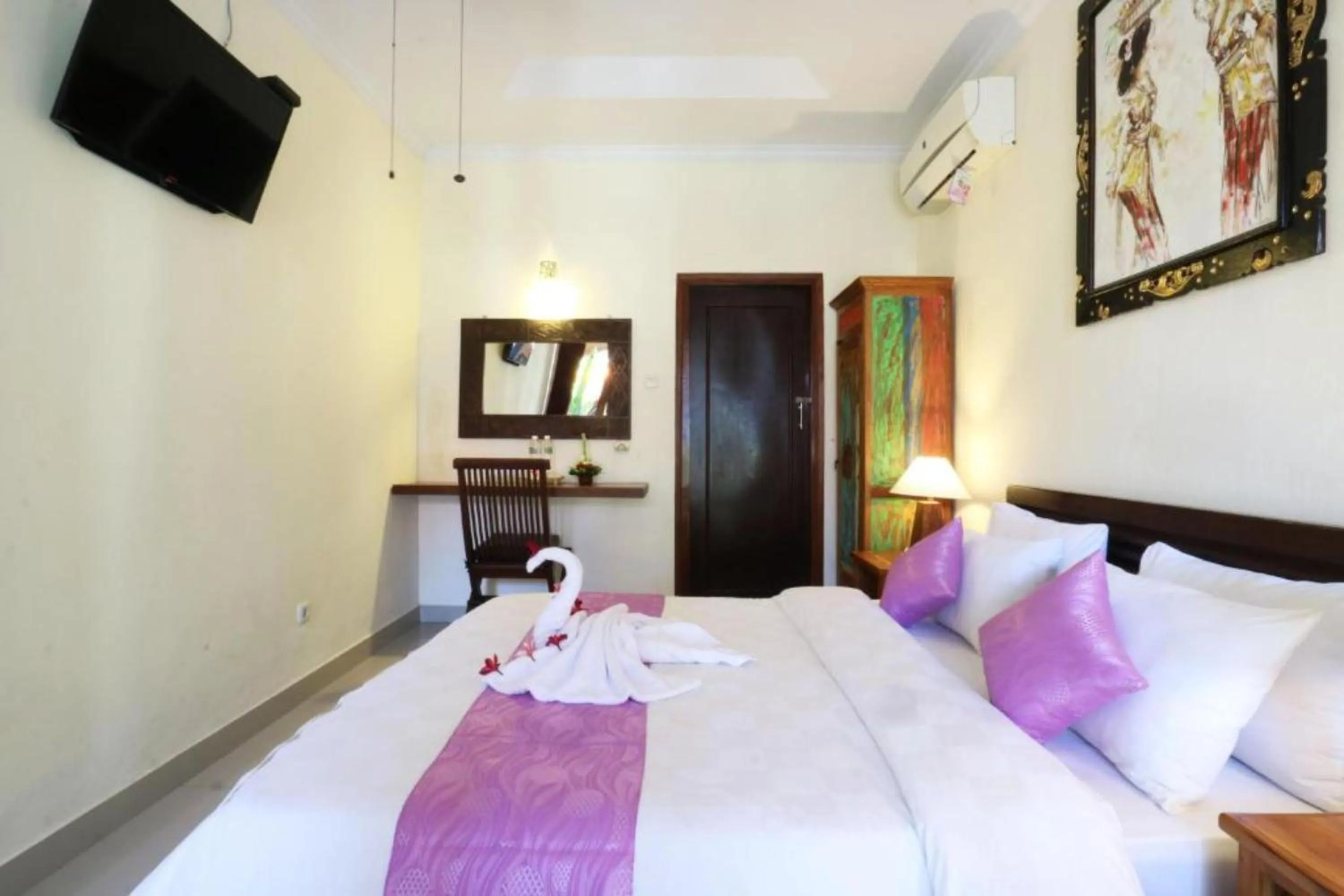 Bed in Wayan Homestay Sanur