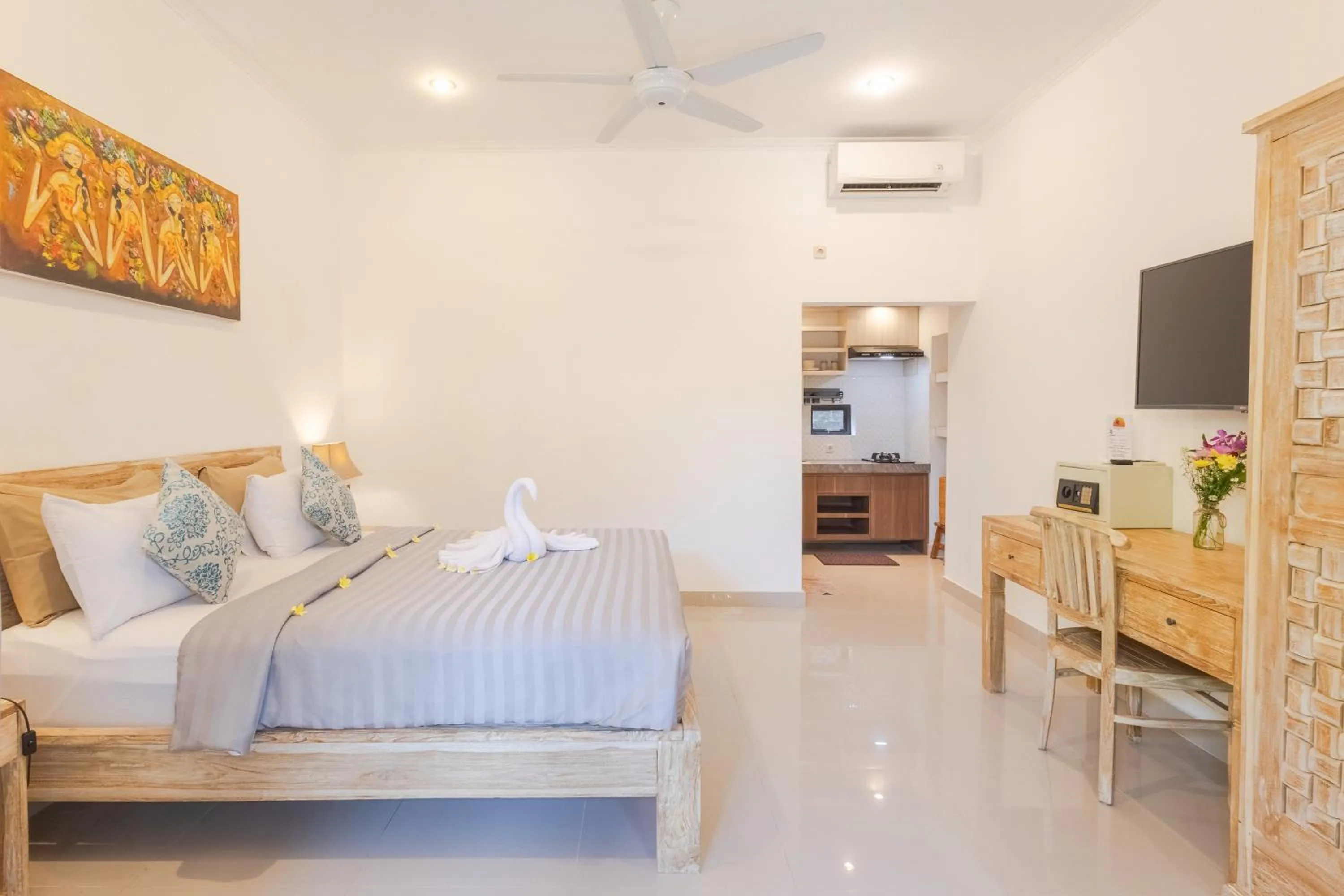 Bed in Wayan Homestay Sanur