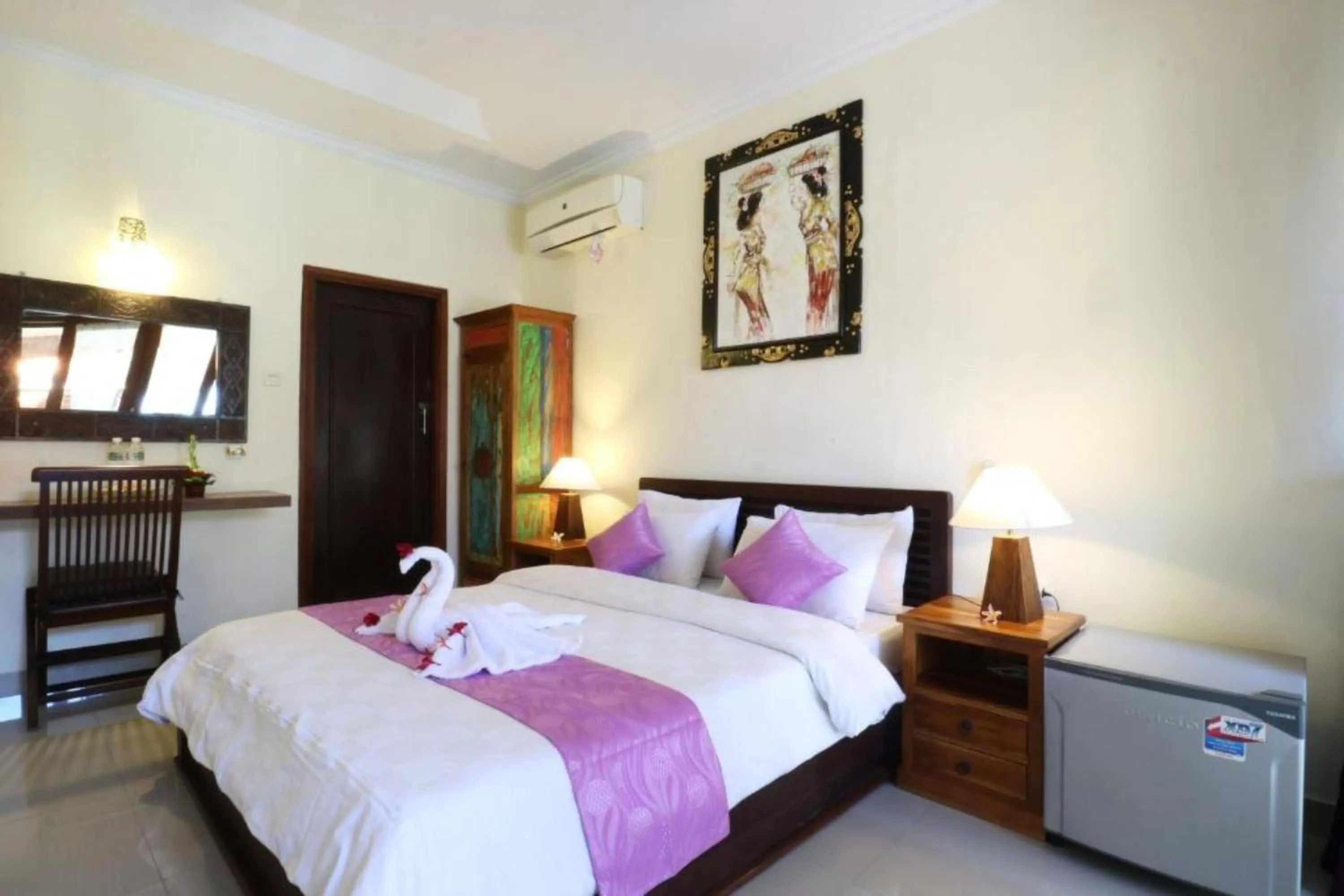 Bed in Wayan Homestay Sanur