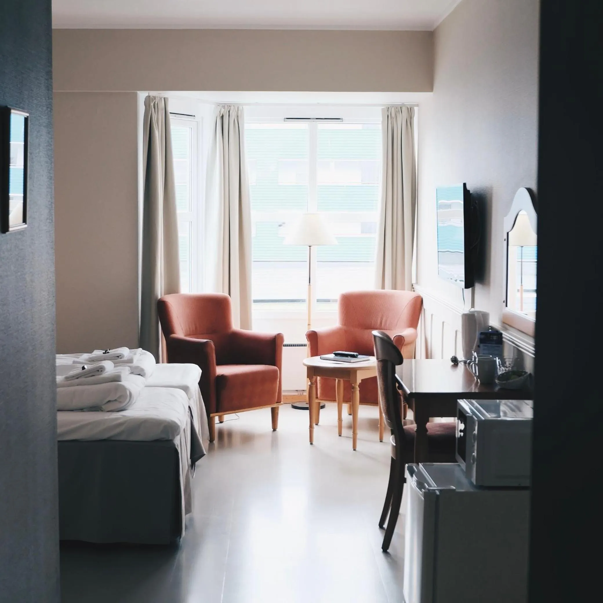 Photo of the whole room, Bed in True Vesterålen Hotel