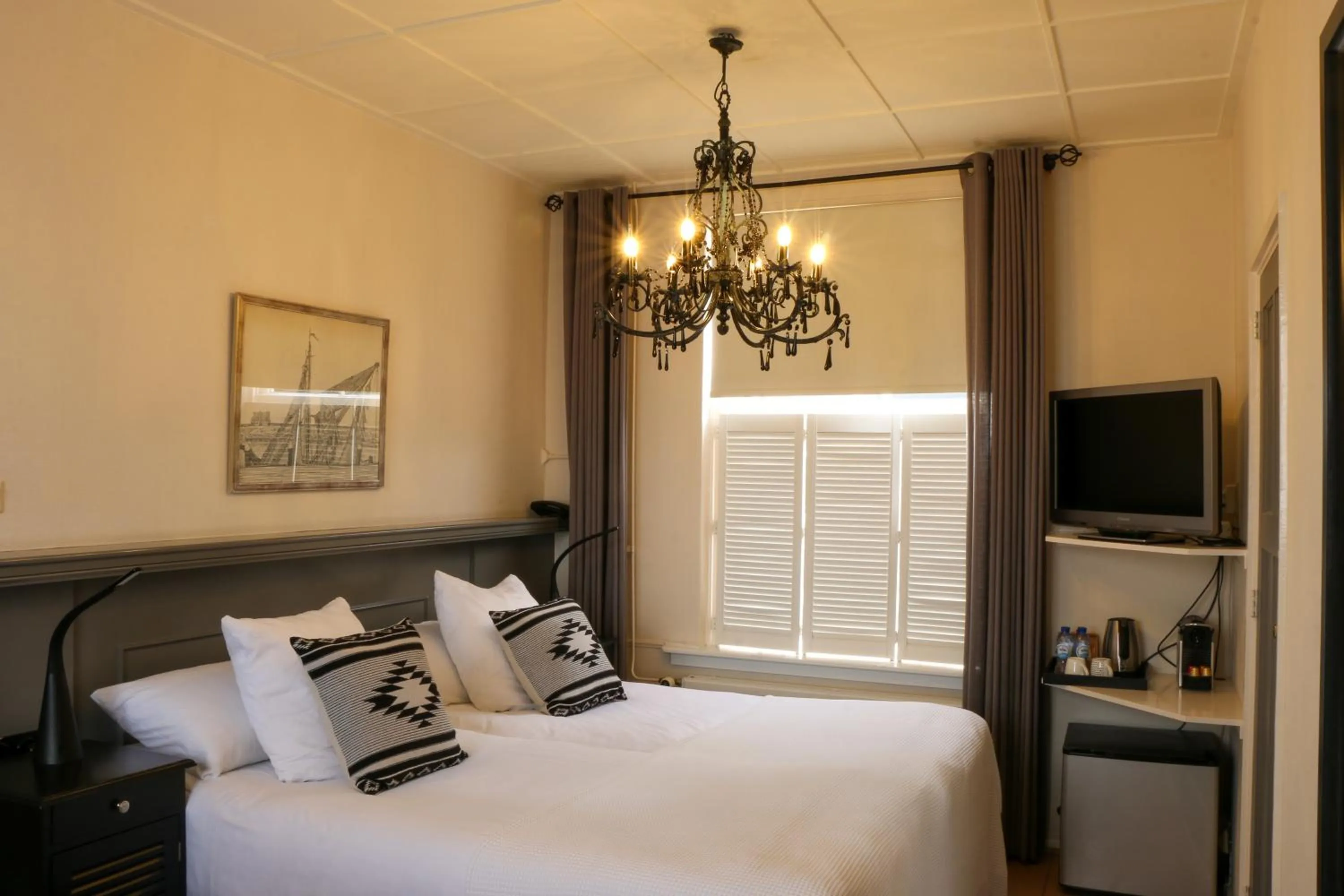 Bed in Auberge de Campveerse Toren