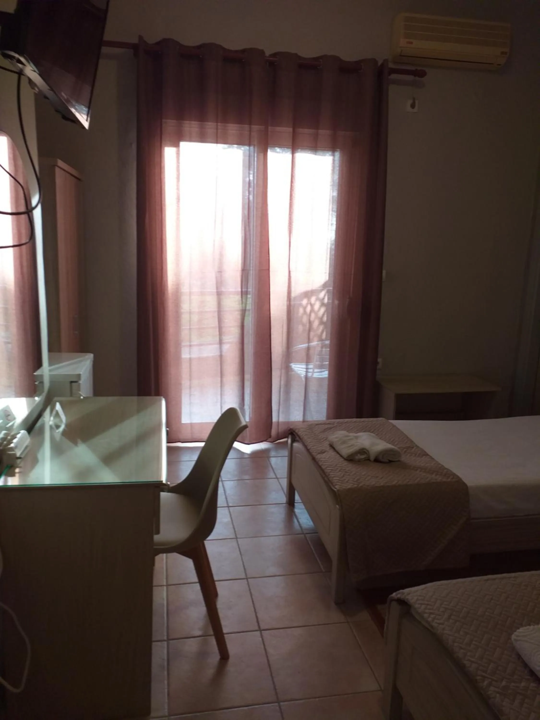 Bed in Hotel Isidora