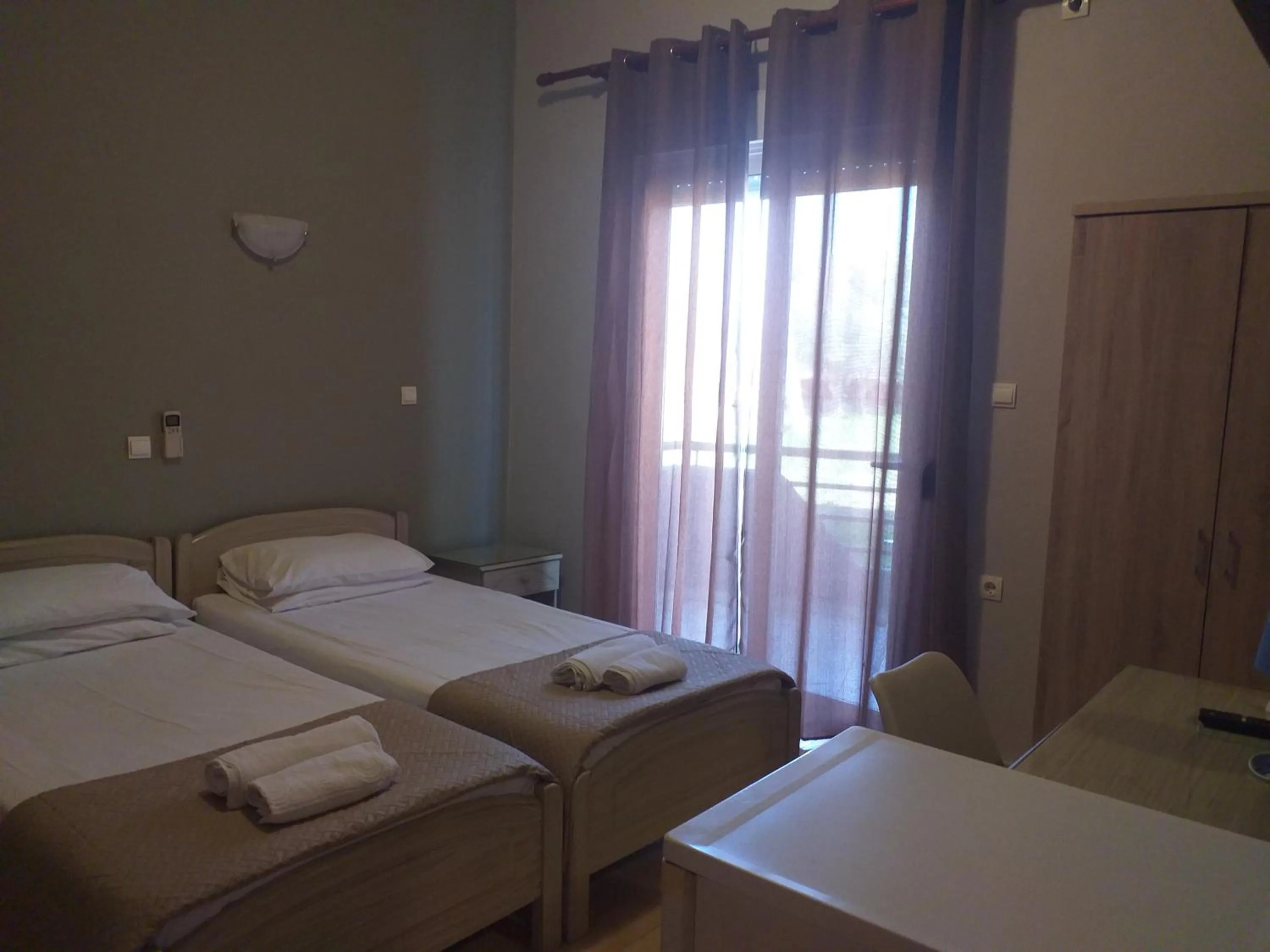 Bed in Hotel Isidora