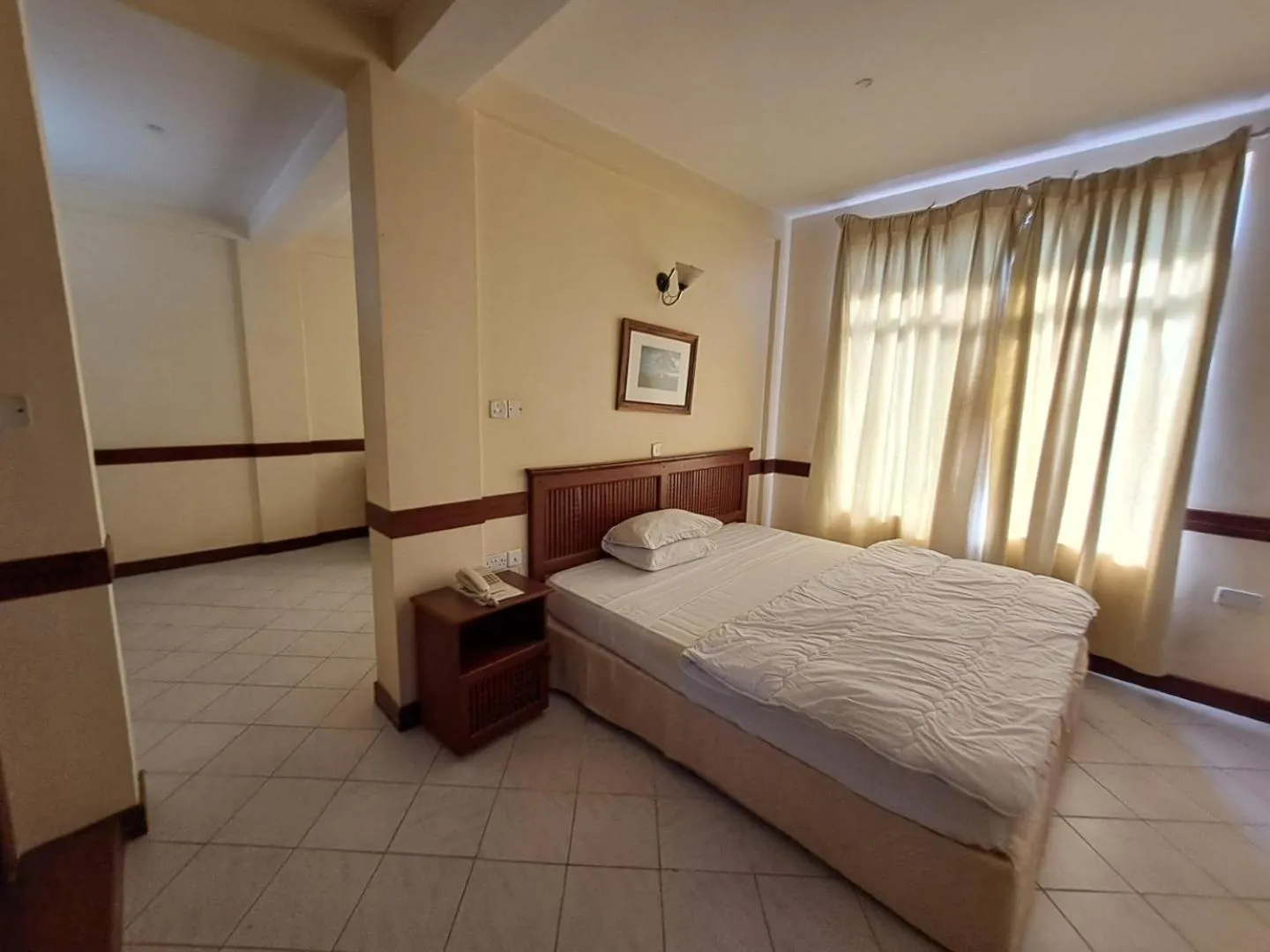 Bed in Moshi Leopard Hotel