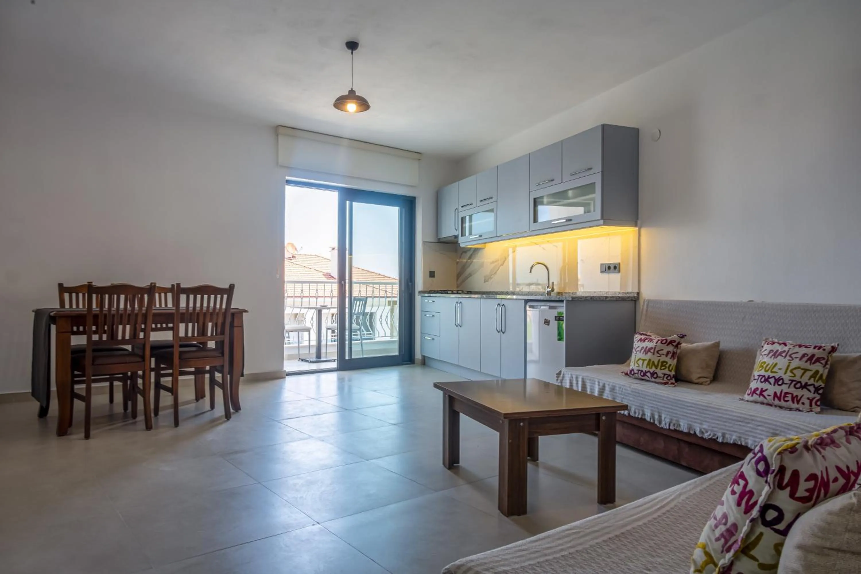 Kitchen or kitchenette in Datça Işık Apart