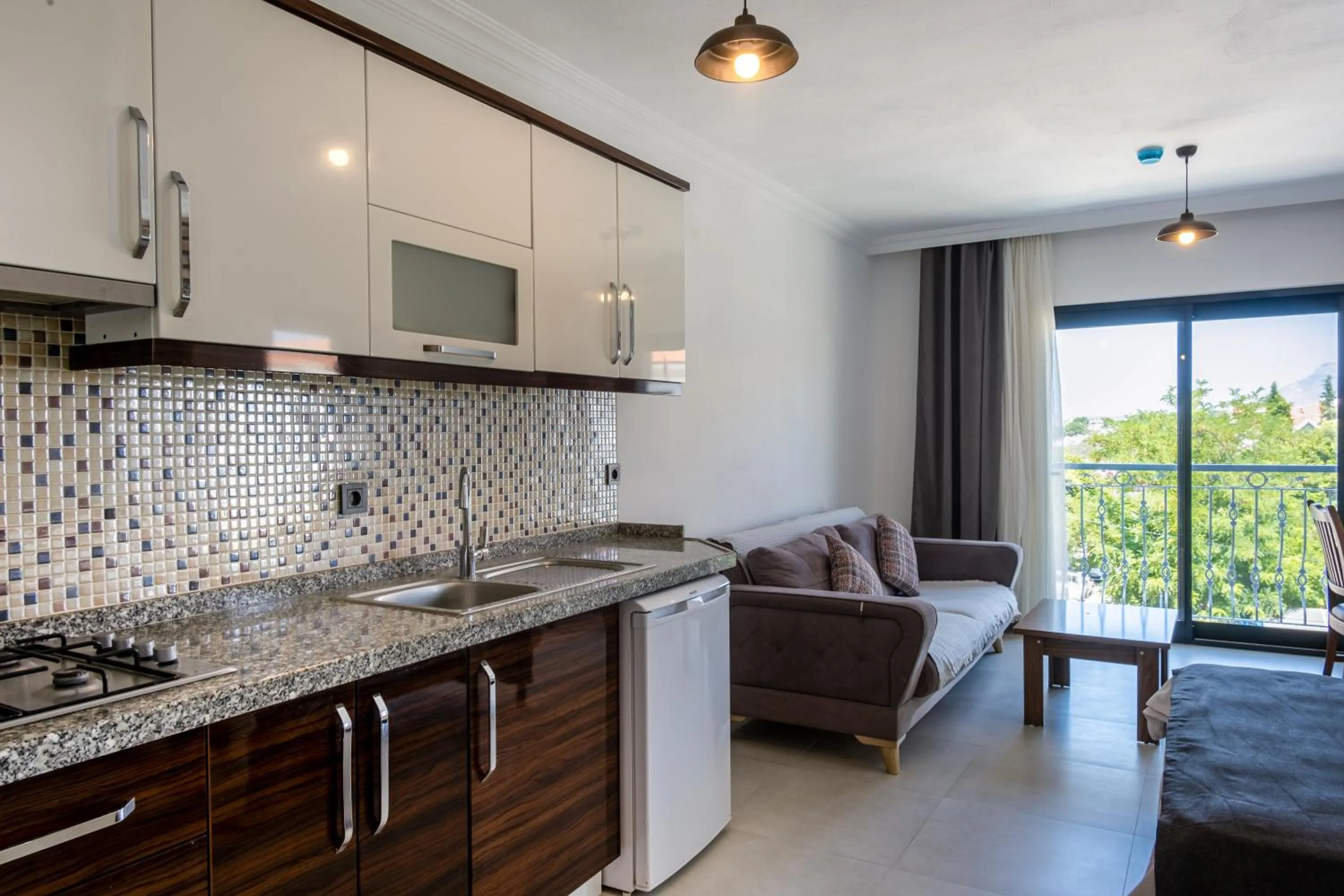 Kitchen or kitchenette in Datça Işık Apart