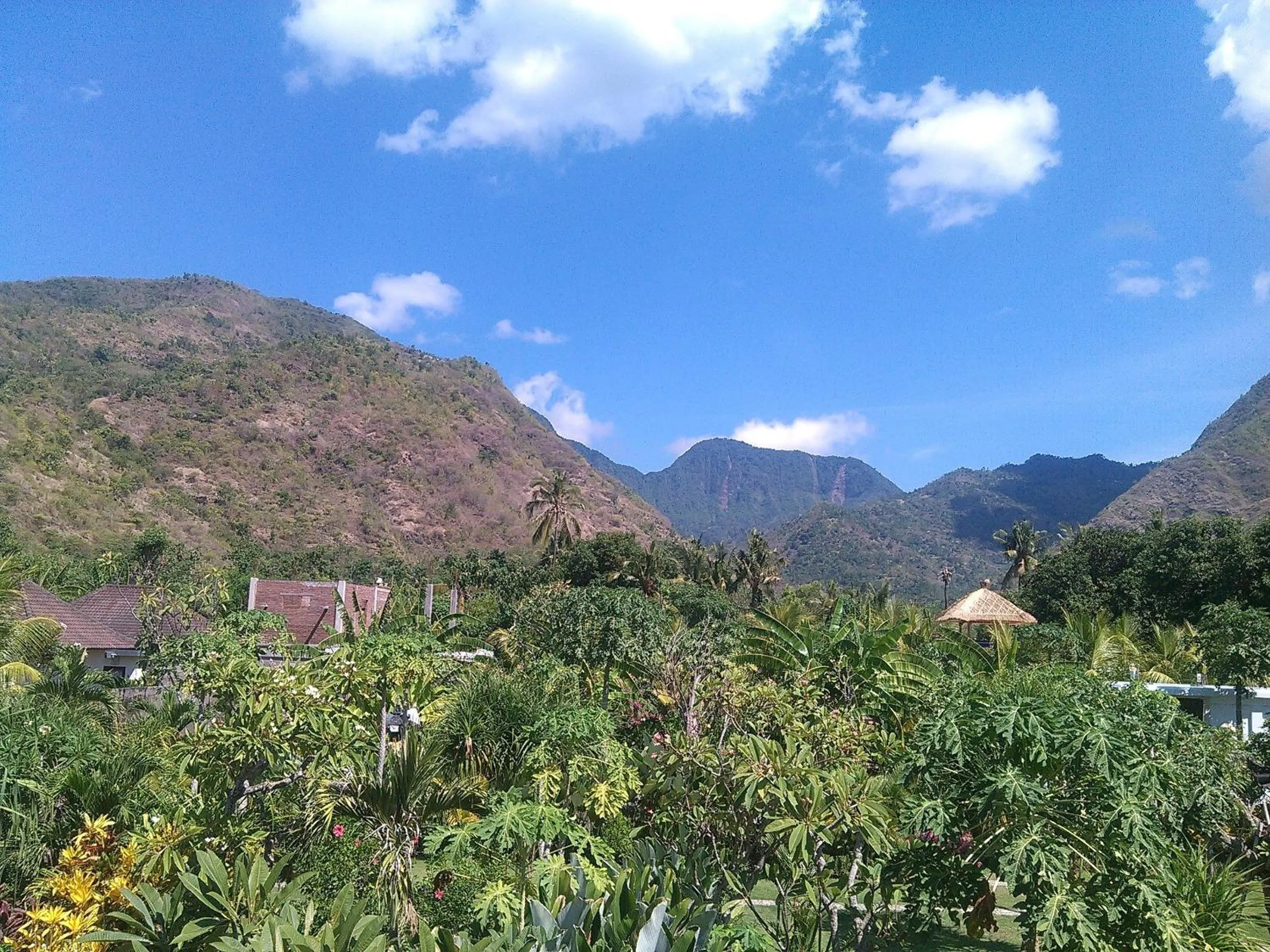 Mountain view in Alami Resort, Restaurant and Dive Center