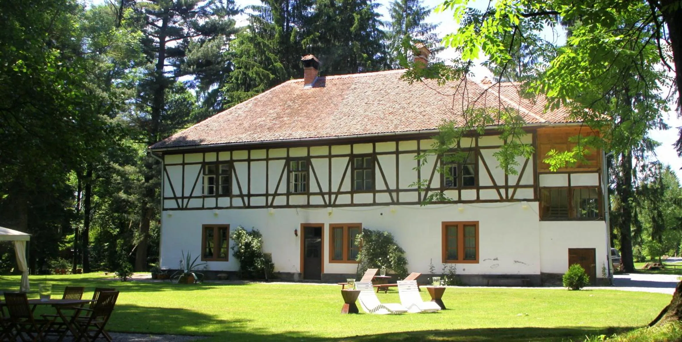 Facade/entrance in Zabola Estate - Transylvania