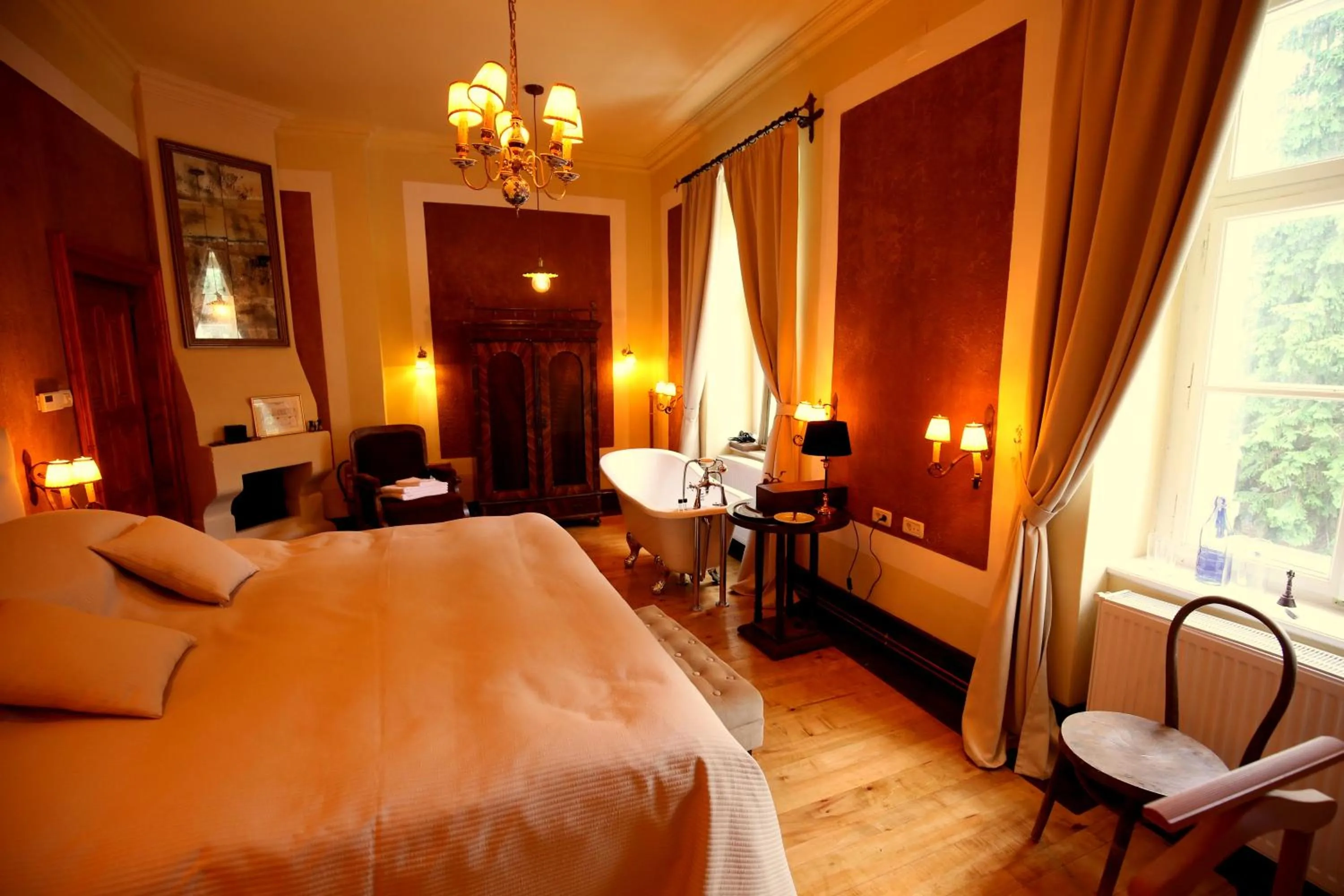 Photo of the whole room, Bed in Zabola Estate - Transylvania