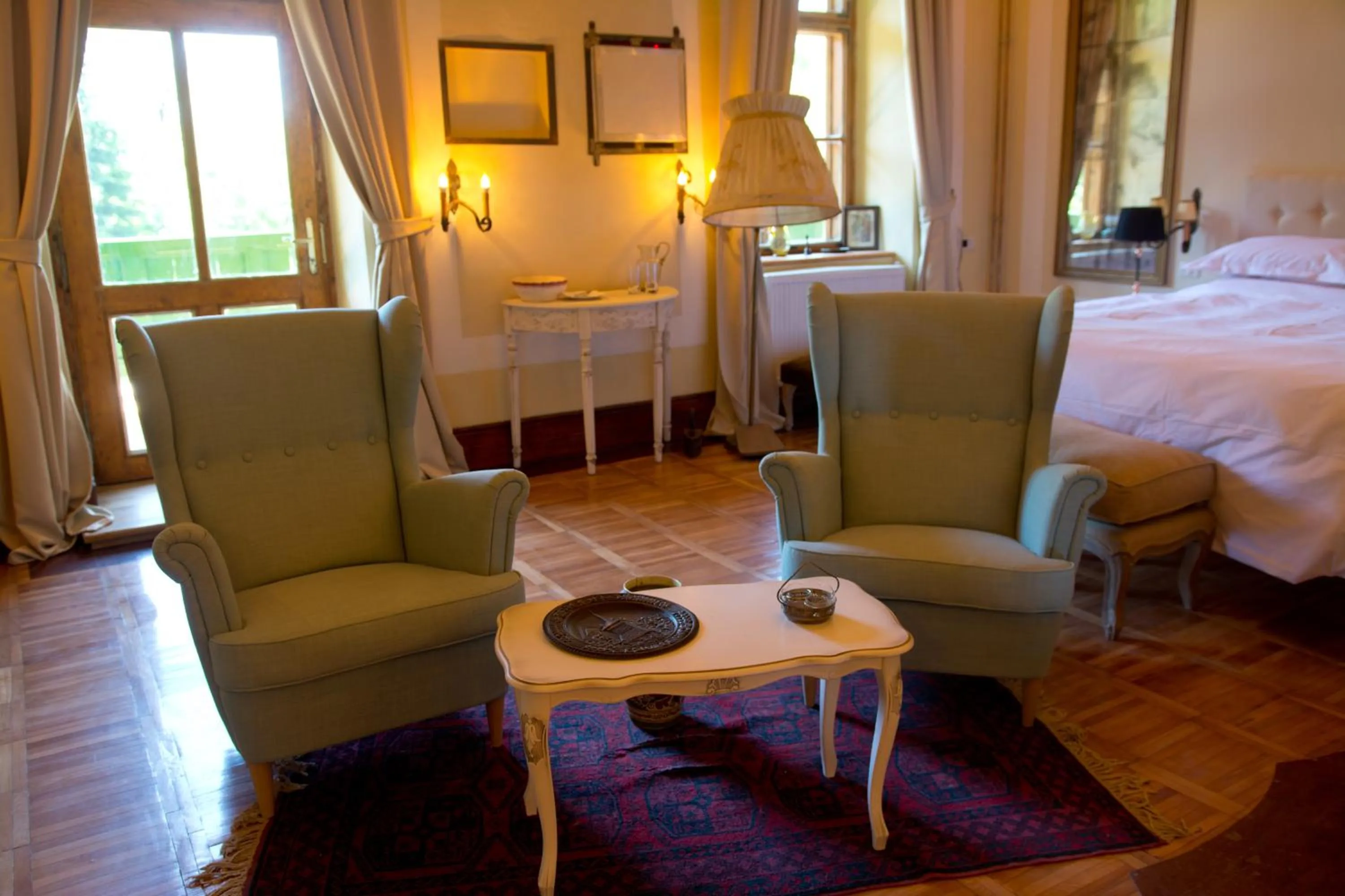 Living room, Bed in Zabola Estate - Transylvania